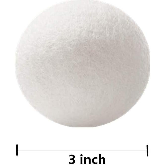 Bolas de Secado de Lana Xindejia 6 Pack XL Reutilizables