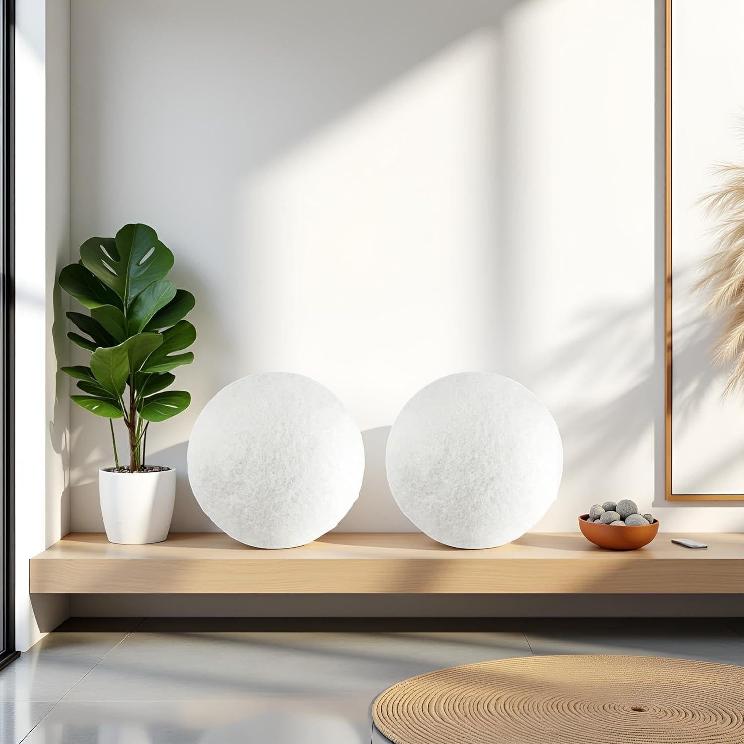 Bolas de Secado de Lana Zhuluck - Paquete de 2, Antiestáticas