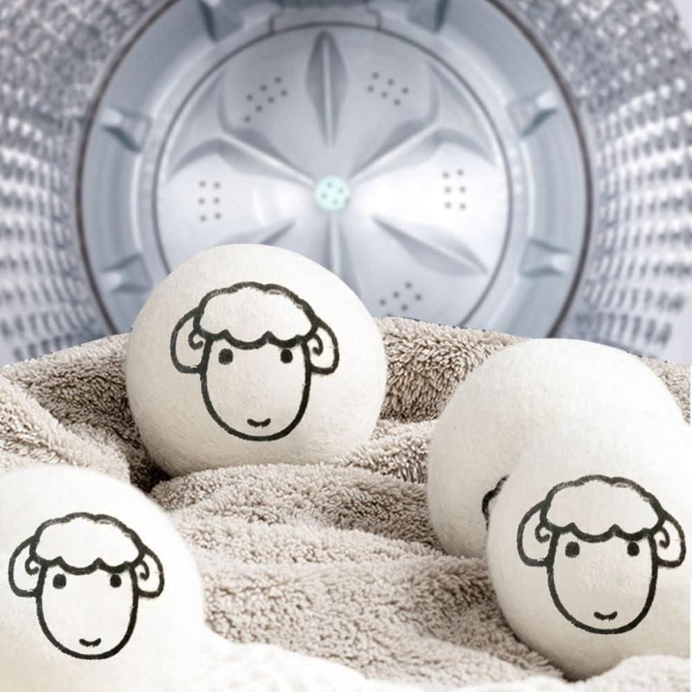 Bolas de Secado de Lana Zhuluck - Paquete de 2, Antiestáticas