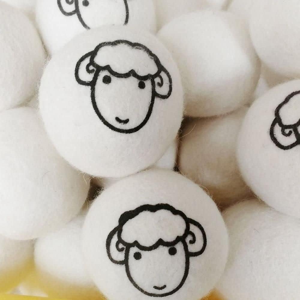 Bolas de Secado de Lana Zhuluck - Paquete de 2, Antiestáticas