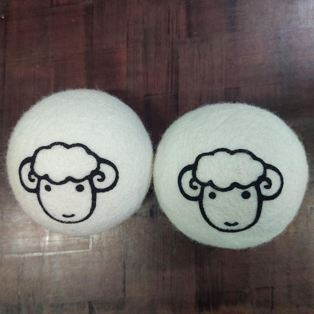 Bolas de Secado de Lana Zhuluck - Paquete de 2, Antiestáticas