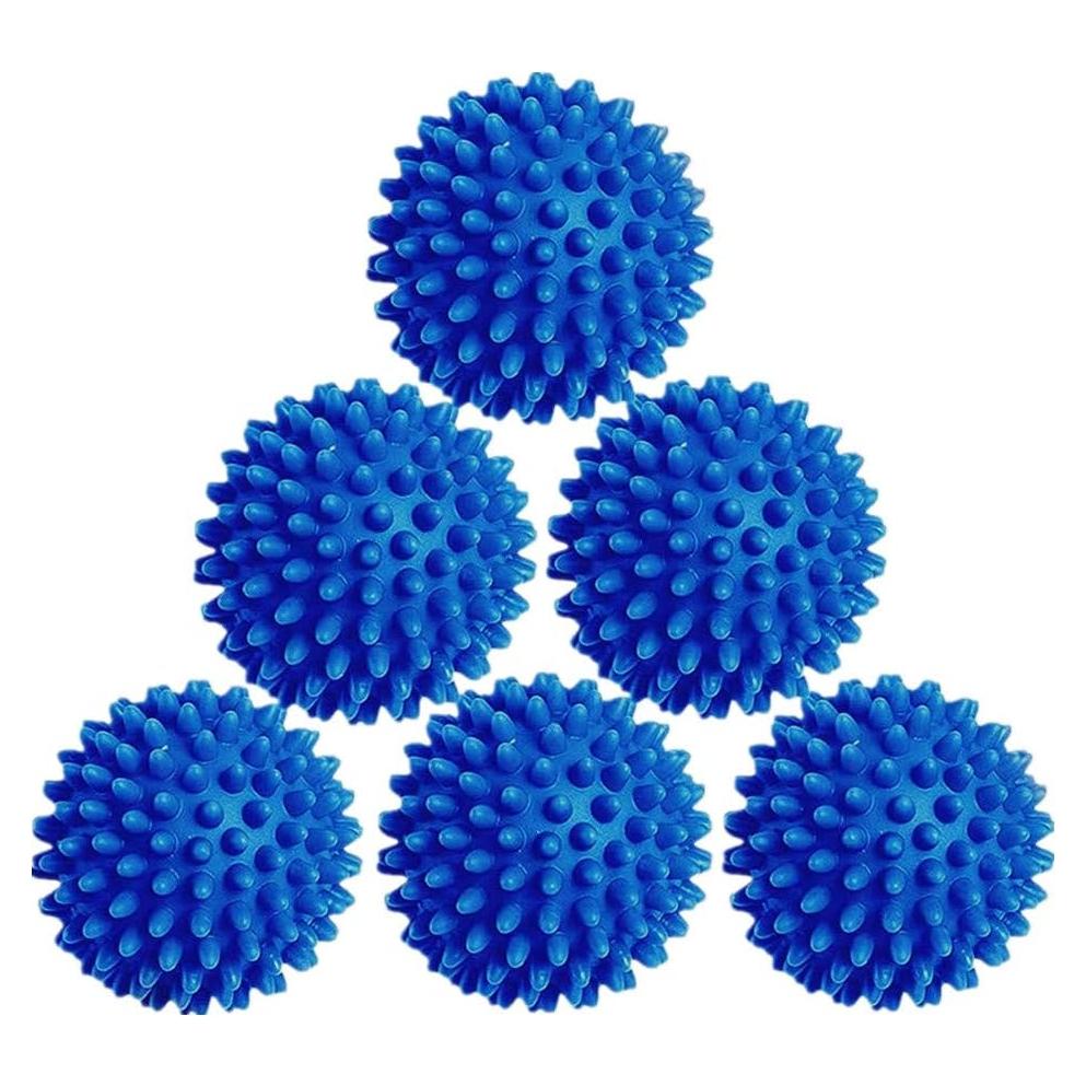 Bolas de Secadora Reutilizables Colorsheng - Paquete de 6 Azul