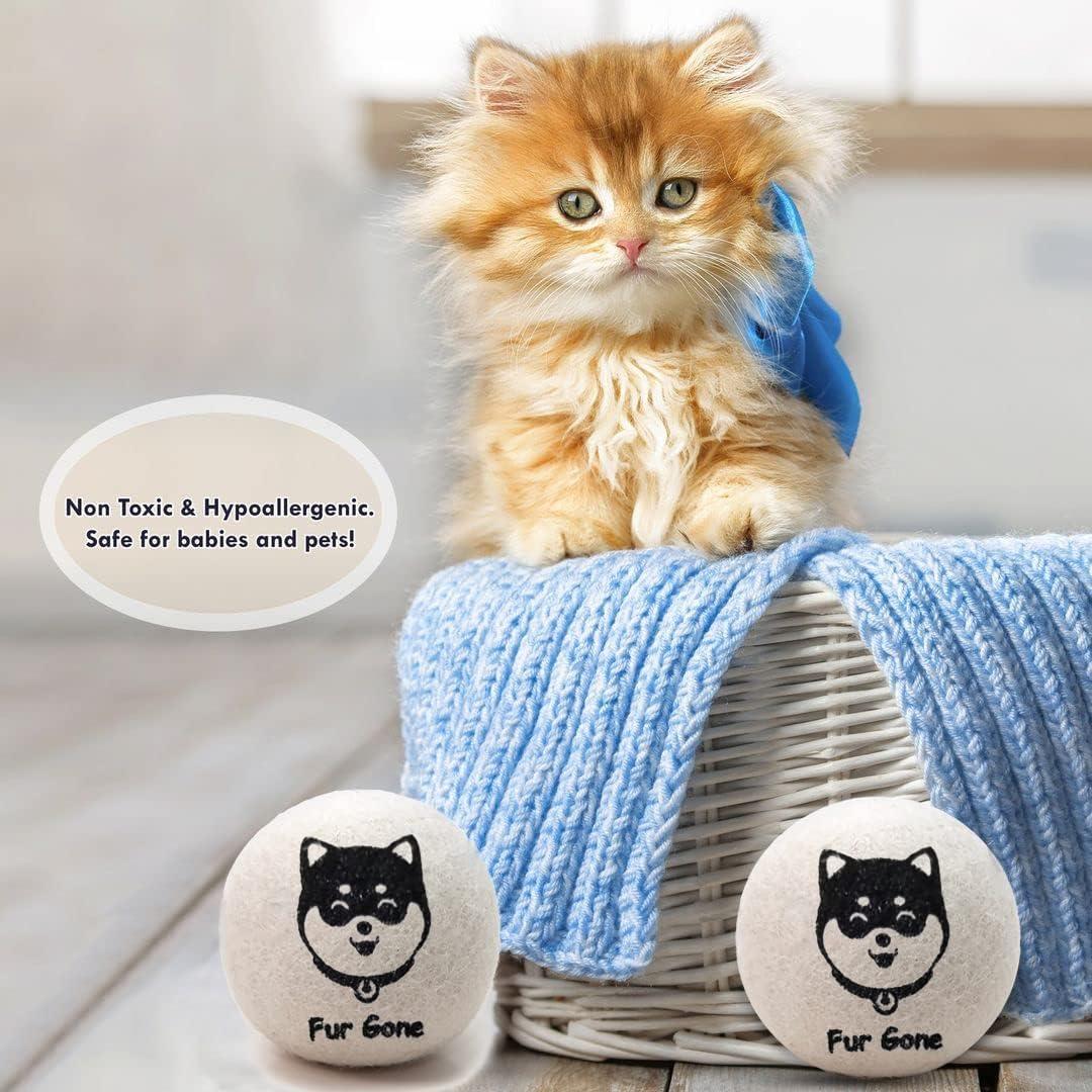 Bolas de Secado de Lana Bienstylife - Eliminador de Pelo de Mascotas