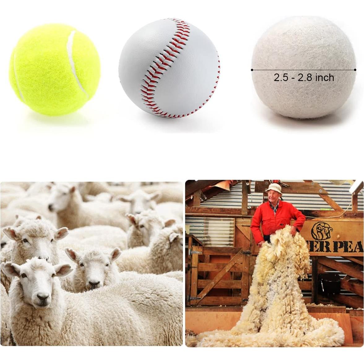 Bolas de Secado de Lana Bienstylife - Eliminador de Pelo de Mascotas