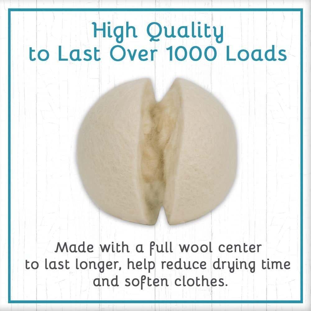 Bolas de Secado de Lana 100% Natural B&N XL - 3 Piezas