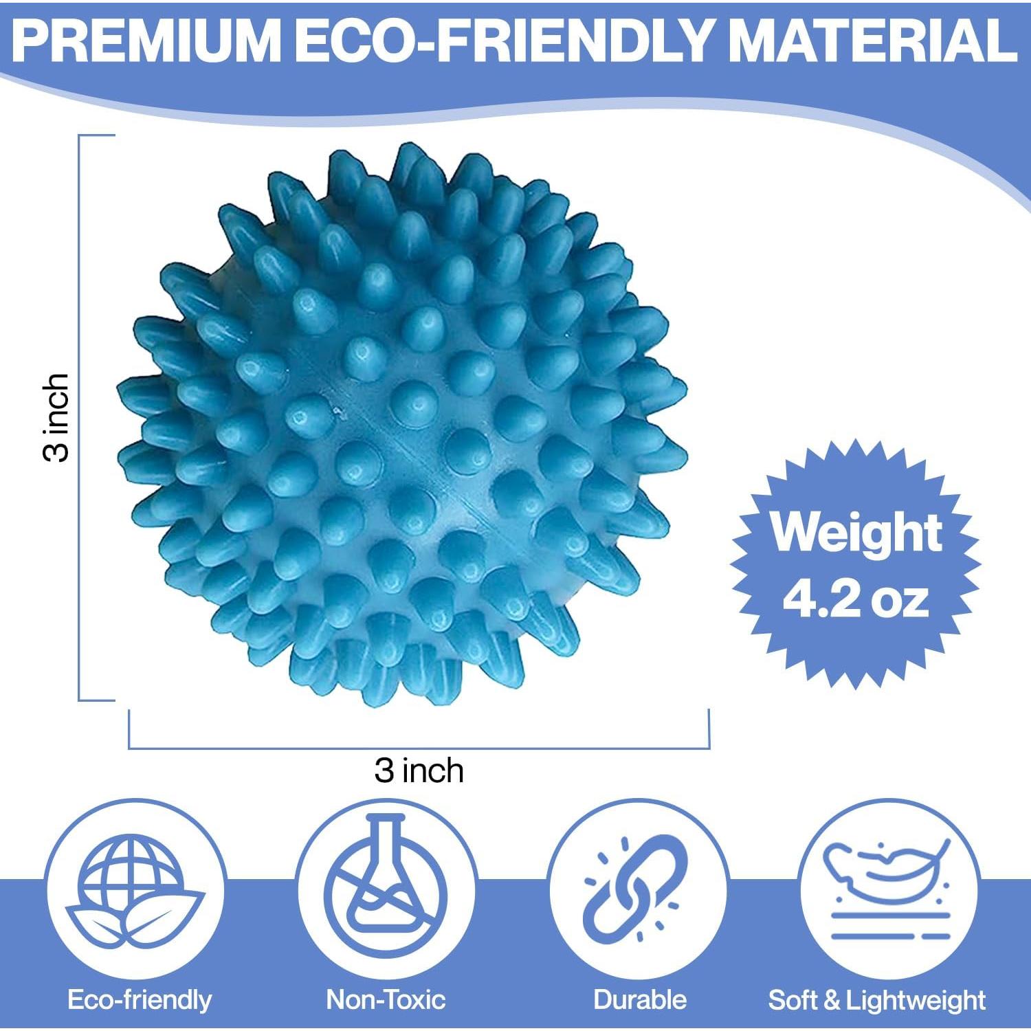 Bolas de Secadora Antiestáticas Lyka - Paquete de 6 Reutilizables
