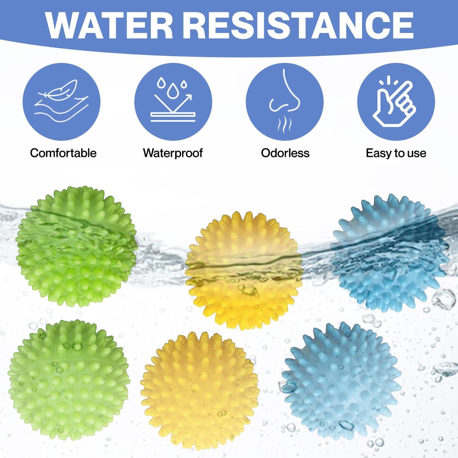 Bolas de Secadora Antiestáticas Lyka - Paquete de 6 Reutilizables