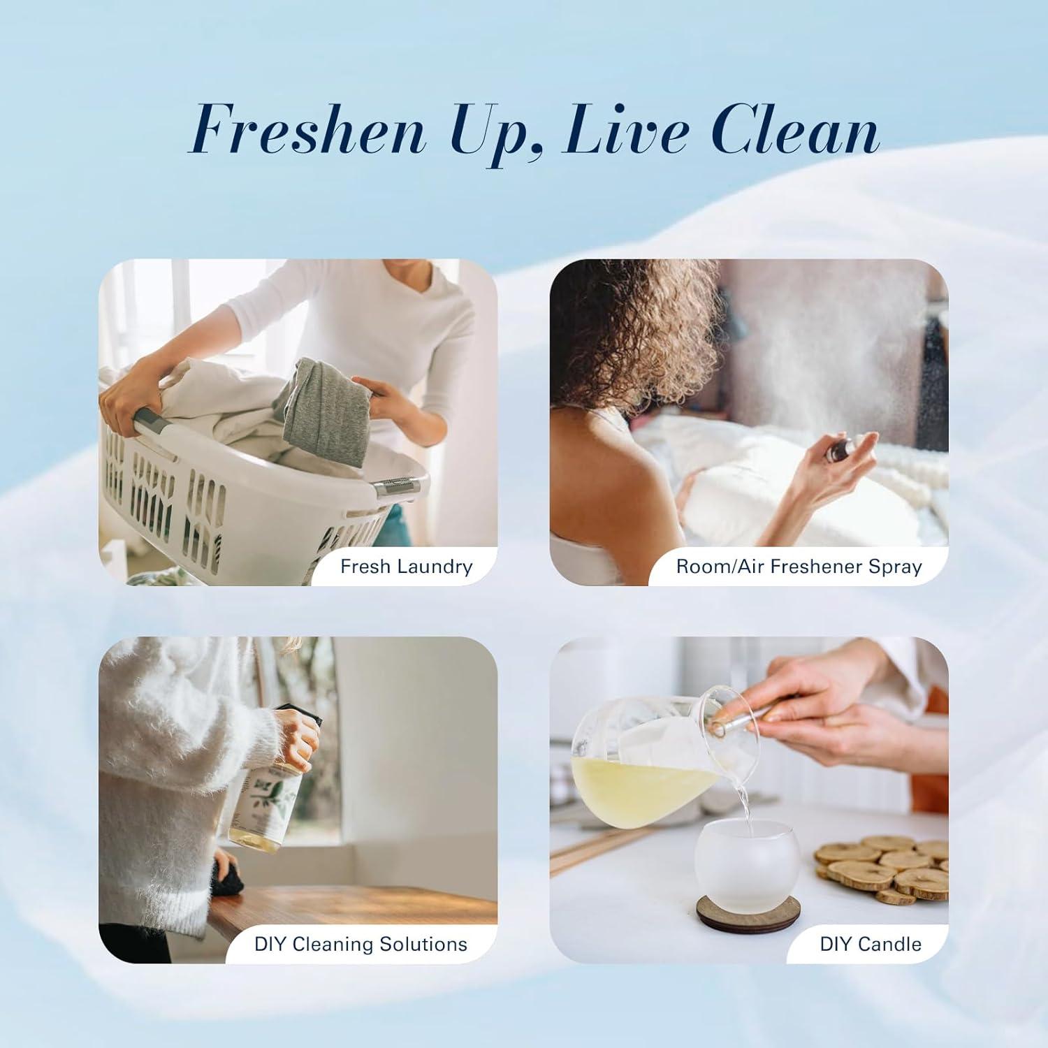 Set de Aceites Esenciales para Lavandería JCLOUD - 6 Aromas 10mL