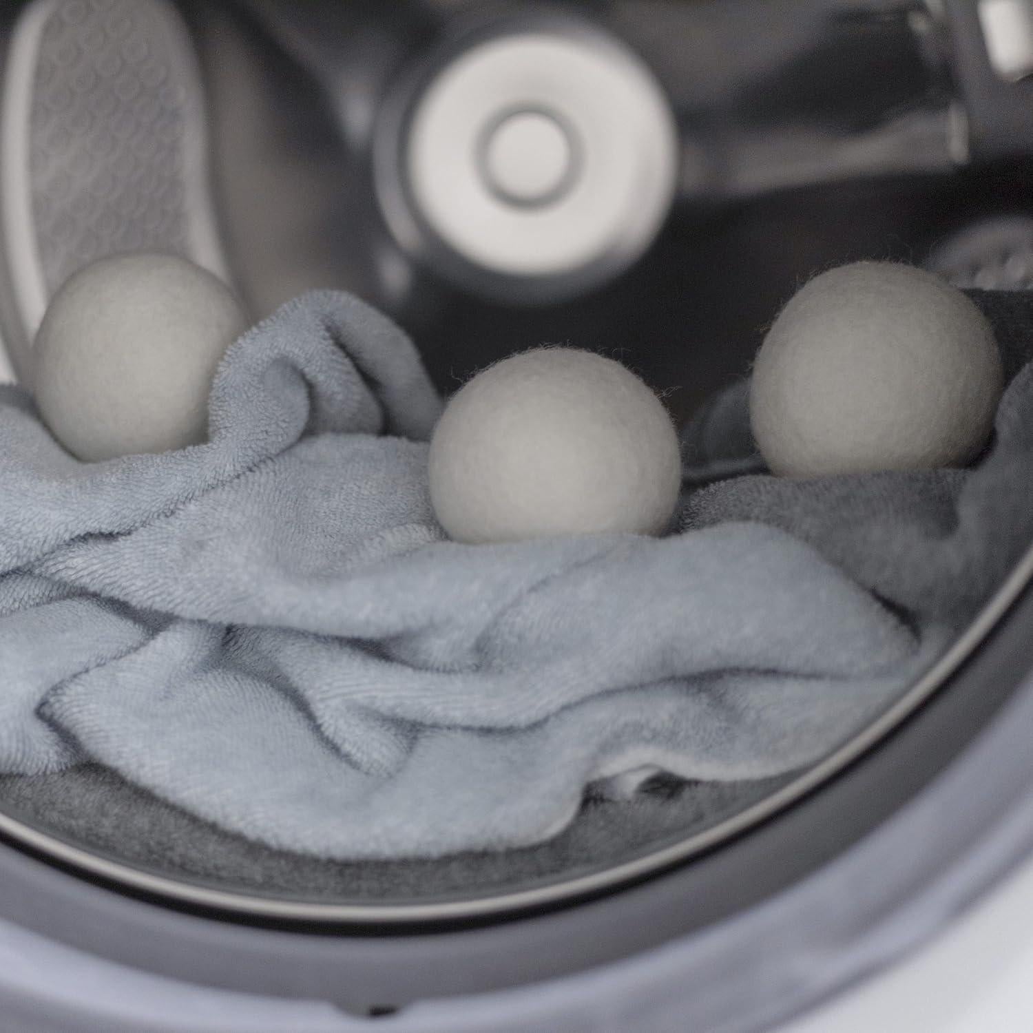 Bolas de Secado de Lana Creekview - 6 Unidades 7cm Sin Fragancia