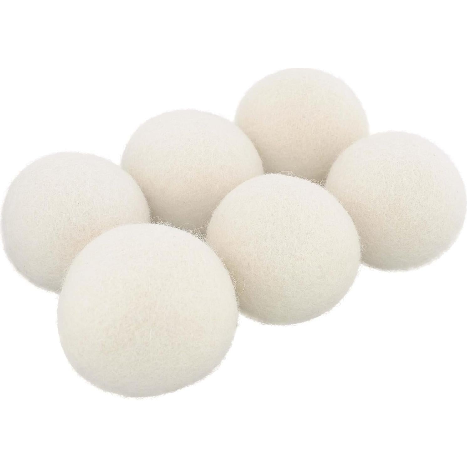 Bolas de Secado de Lana Creekview - 6 Unidades 7cm Sin Fragancia
