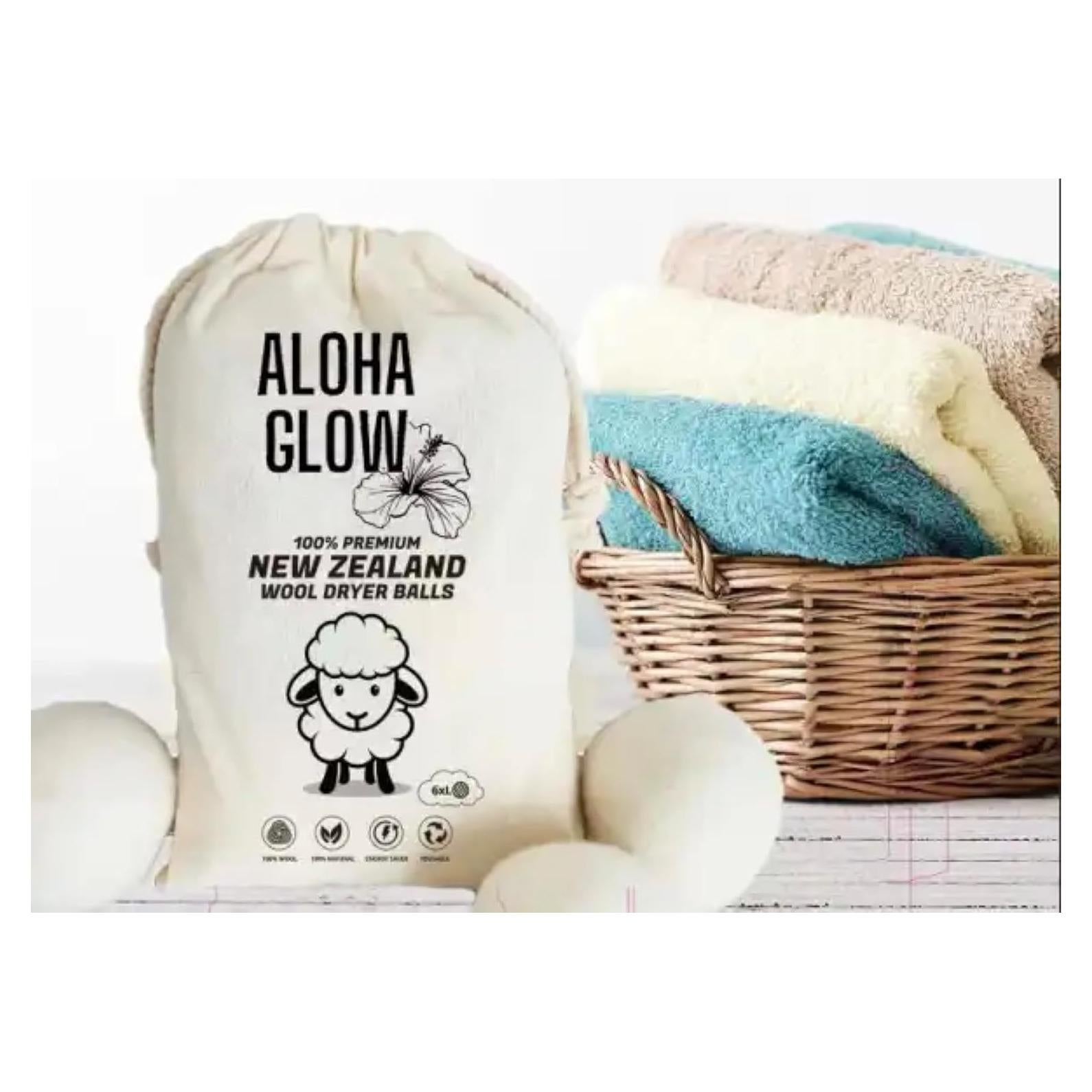 Bolas de Secadora de Lana Natural - Suavizante Reutilizable (6 Pzs)