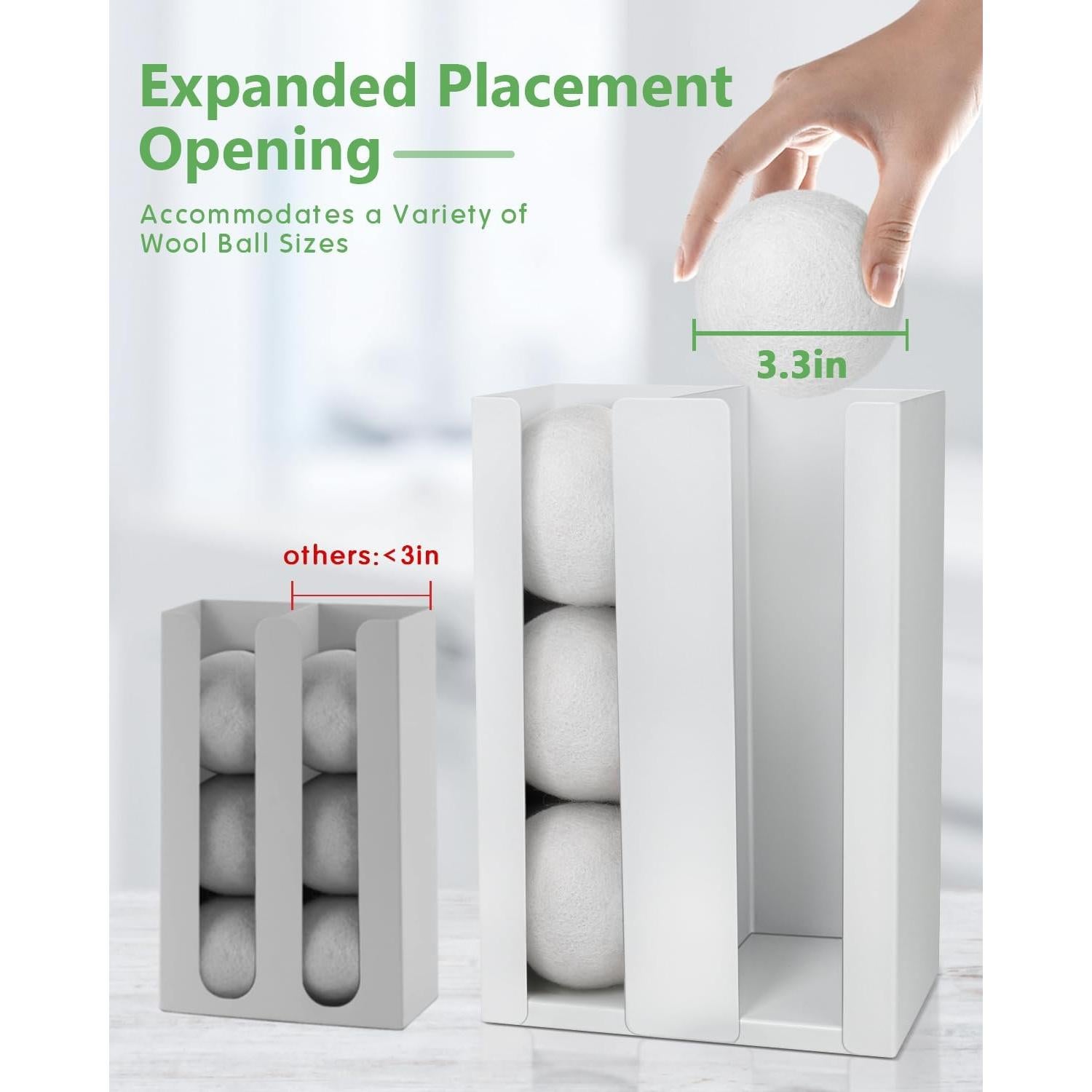 Soporte Magnético para Pelotas de Secadora Kevenal - 16.5x9.4x25.4 cm