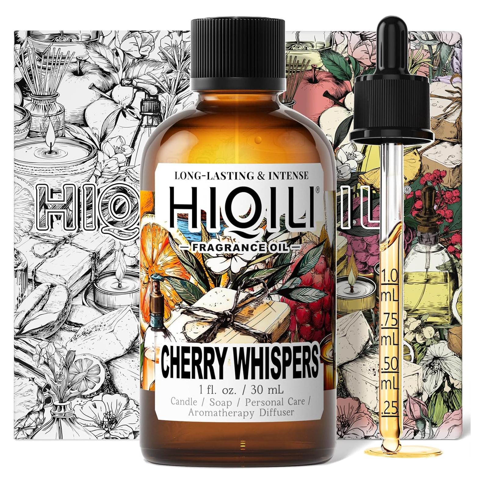 Aceite de Fragancia HIQILI Cereza 30 ml para Jabones y Velas