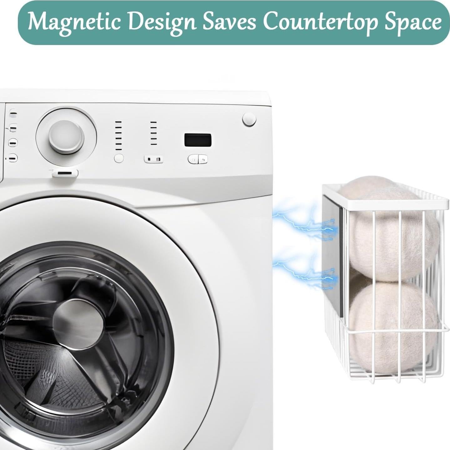 Soporte Magnético para Pelotas de Secadora VEGEVIGI - Organizador de Lavandería