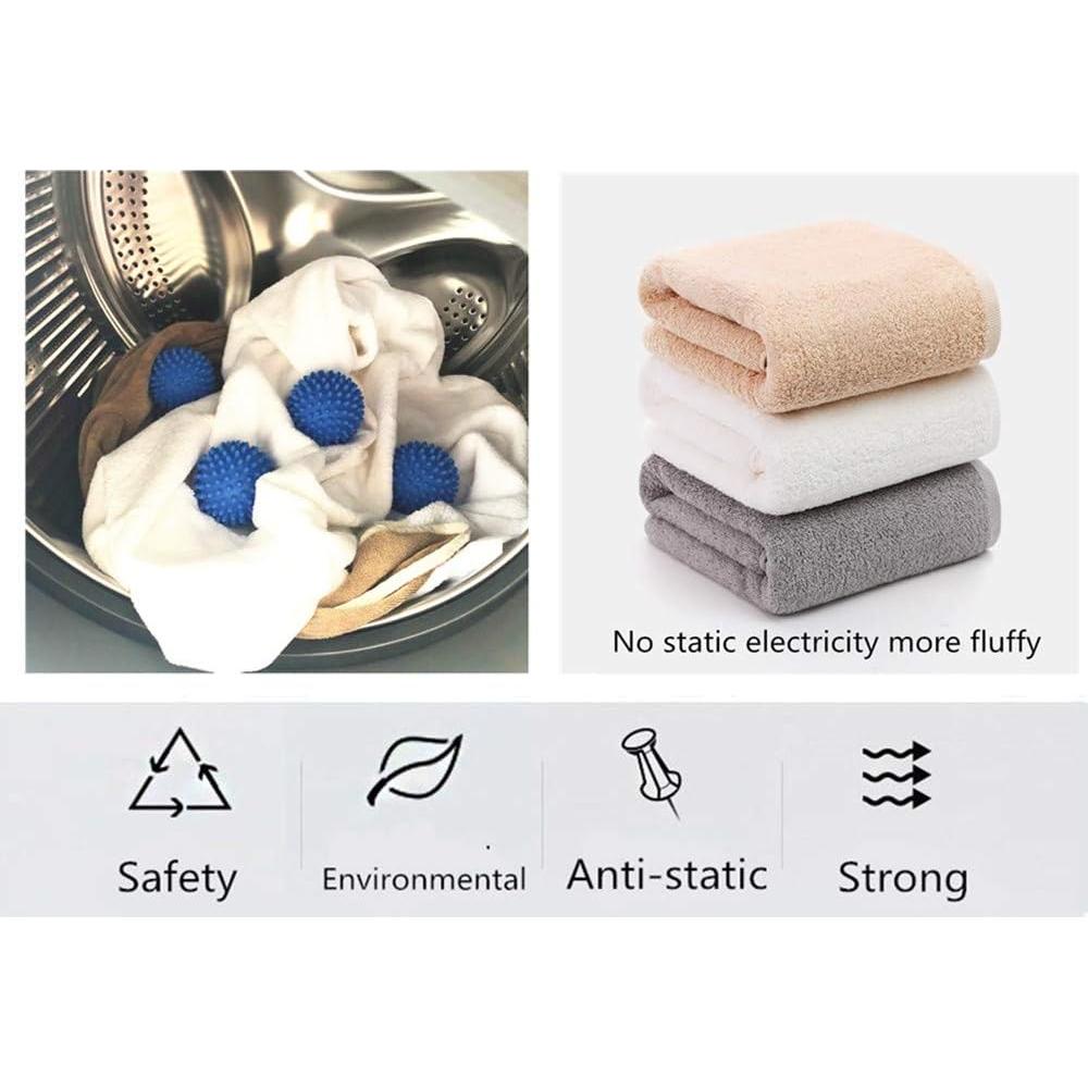 Bolas de Secado Reutilizables de Silicona - 8 Piezas 6.86 cm