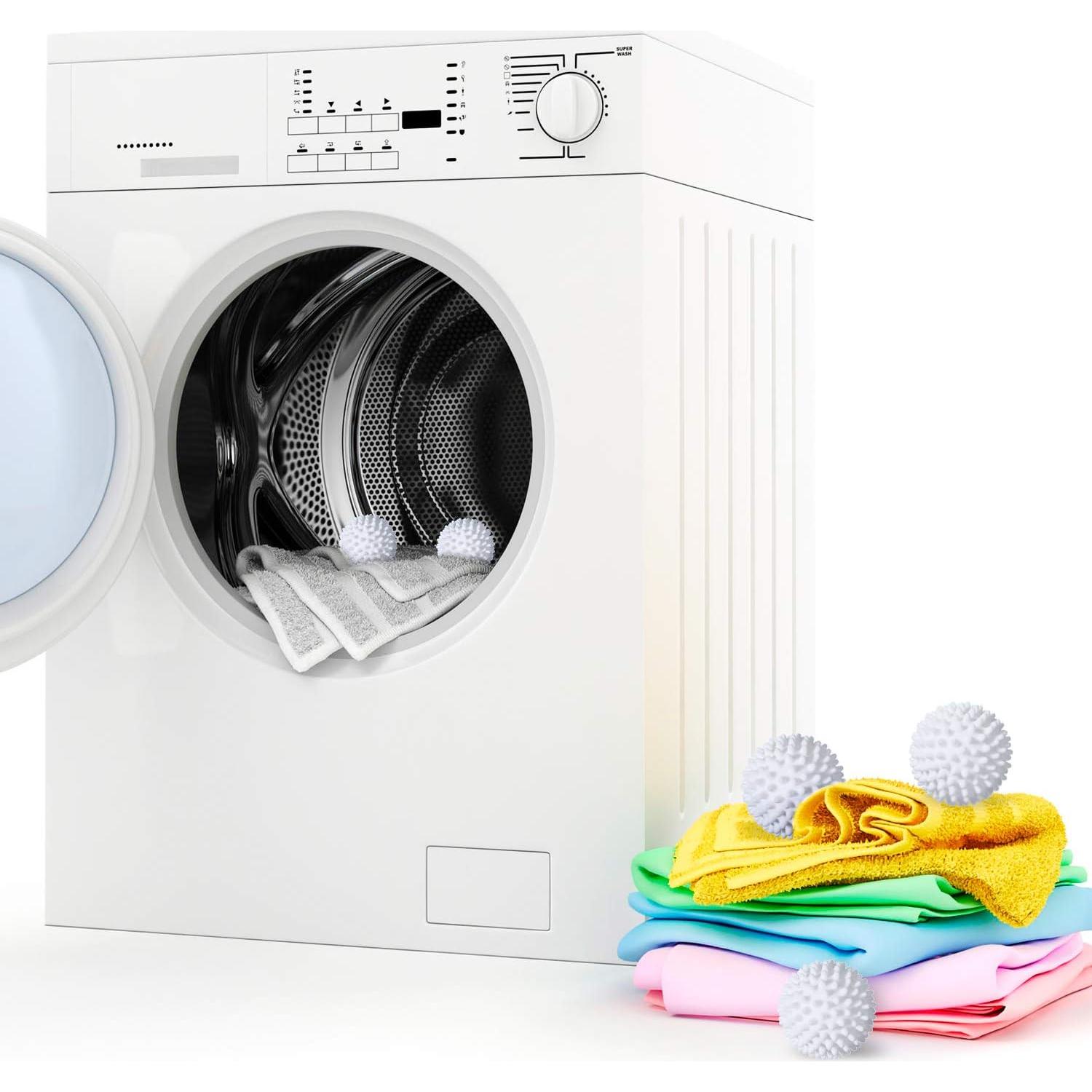 6 Bolas de Secado Reutilizables Boao 16.5 cm para Secadora