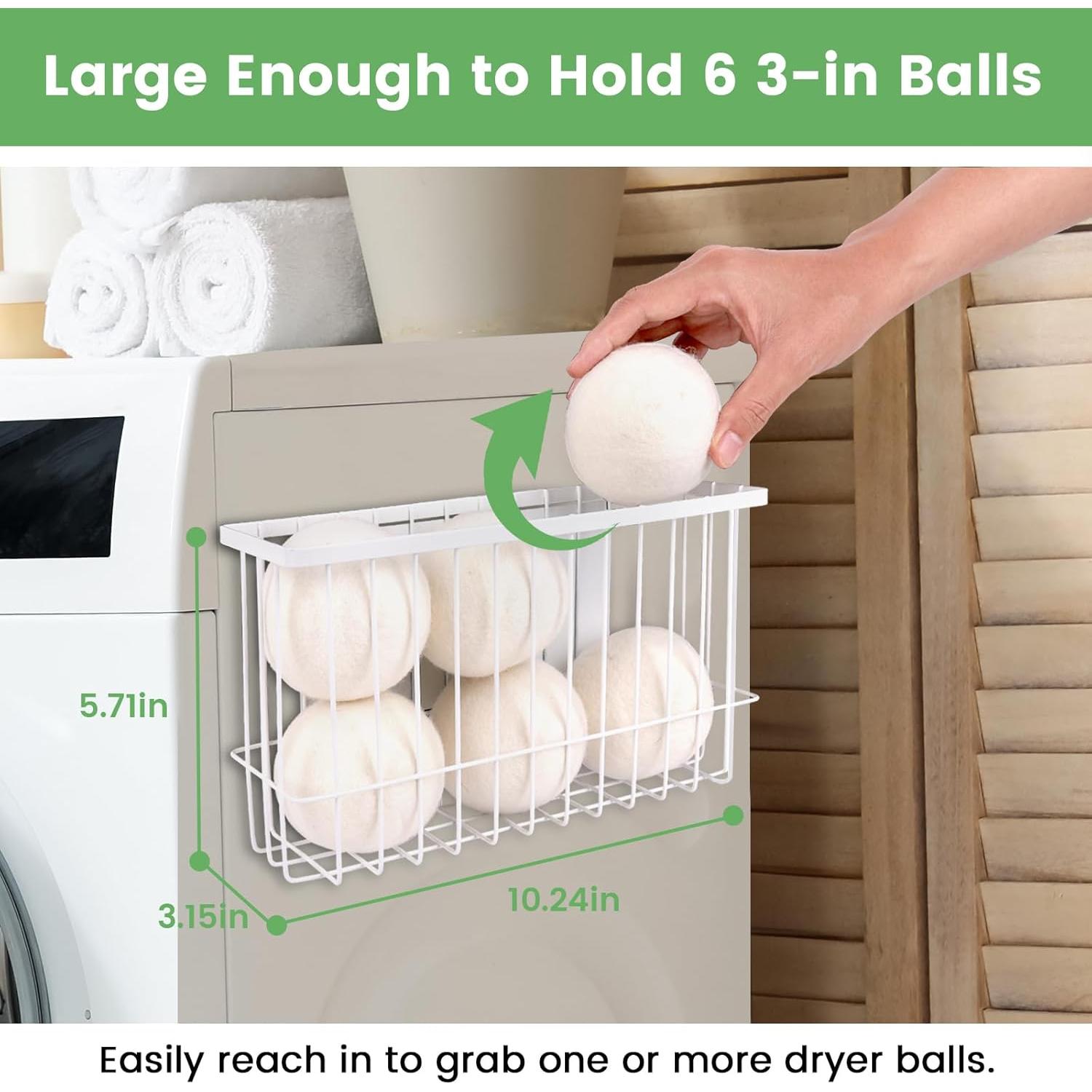 Soporte Magnético para Pelotas de Secadora JUNLYNEST - Almacenamiento Eficiente