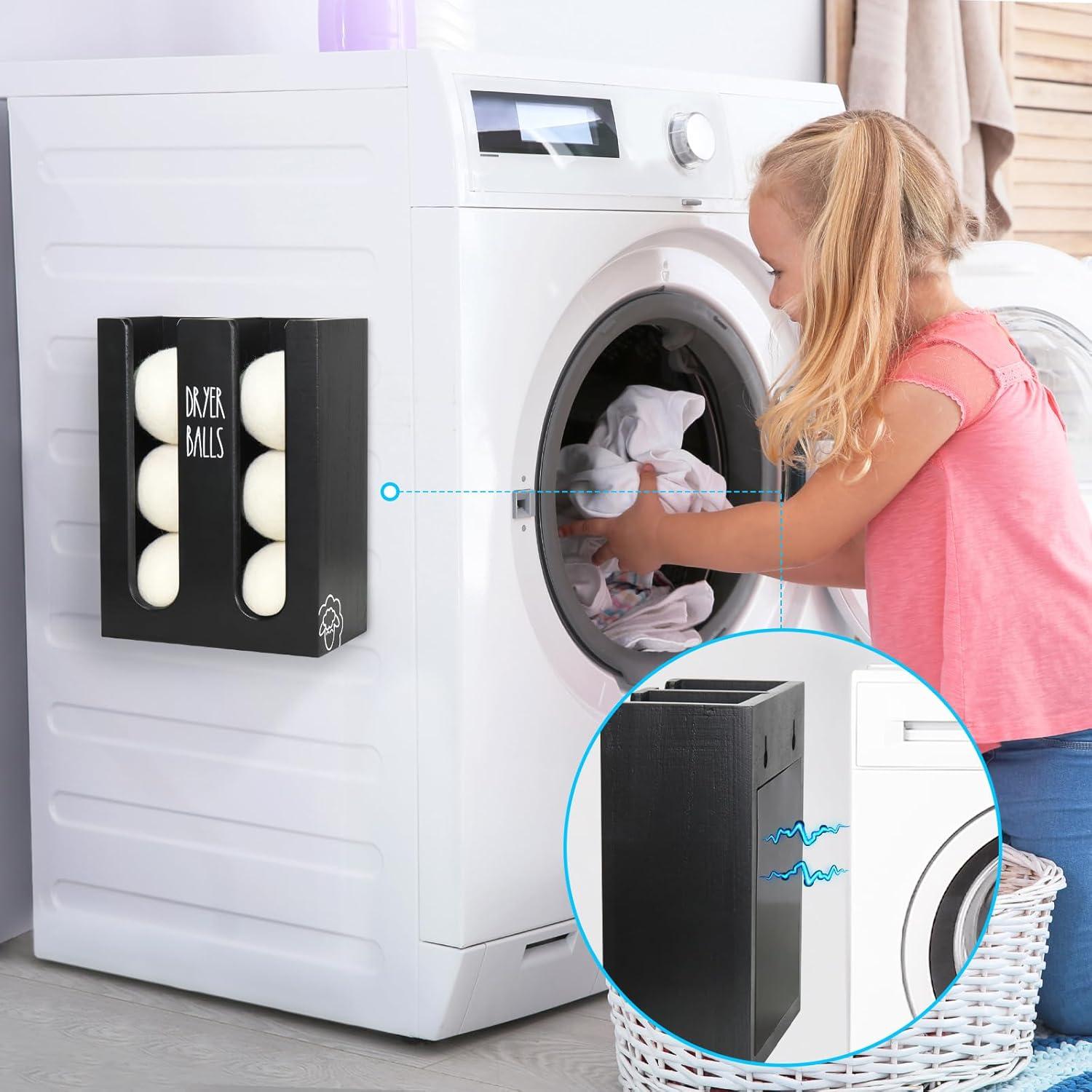 Soporte Magnético para Pelotas de Secadora Ukonvi - Organizador de Lavandería