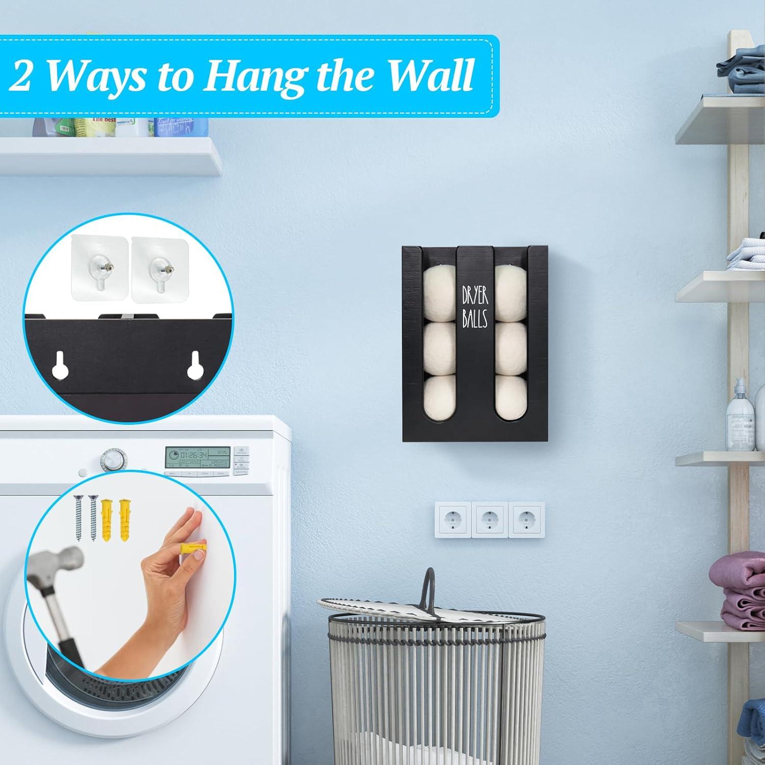 Soporte Magnético para Pelotas de Secadora Ukonvi - Organizador de Lavandería