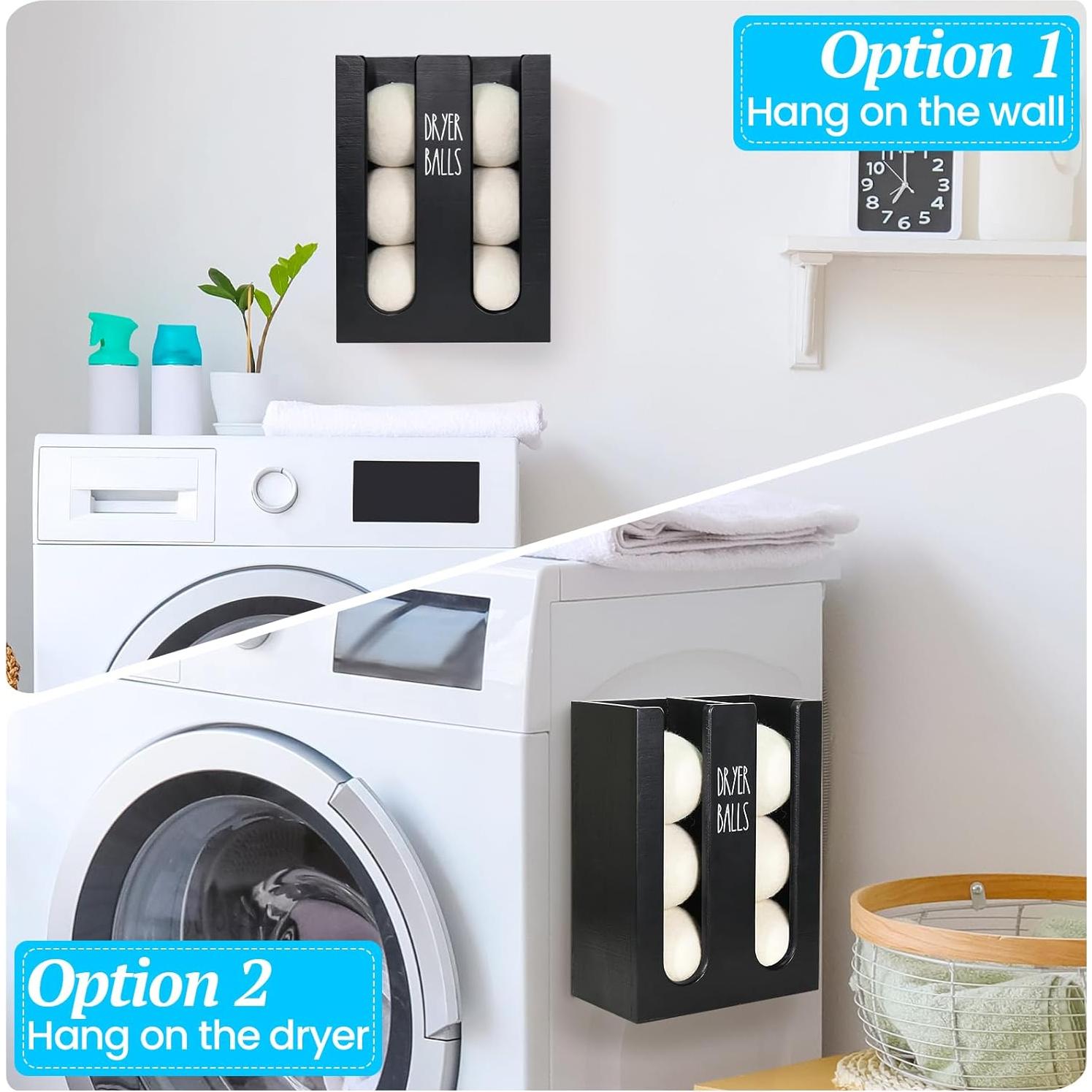 Soporte Magnético para Pelotas de Secadora Ukonvi - Organizador de Lavandería