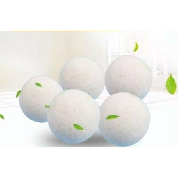 Bolas de Secado de Lana E 5 Piezas 5.08 cm Suavizante Natural