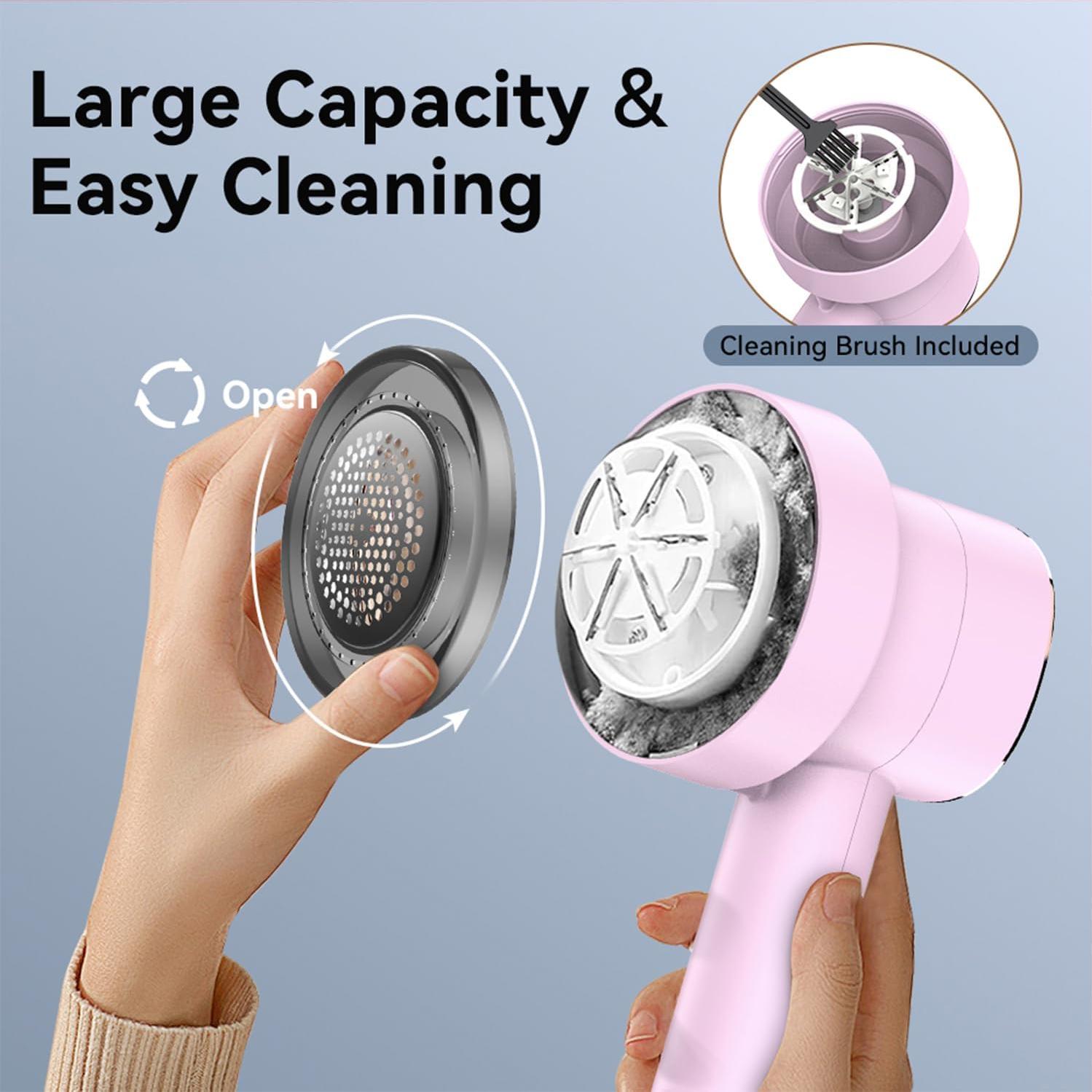 Quitapelusas Eléctrico Smyeviva Rosa 3 Velocidades 6 Cuchillas