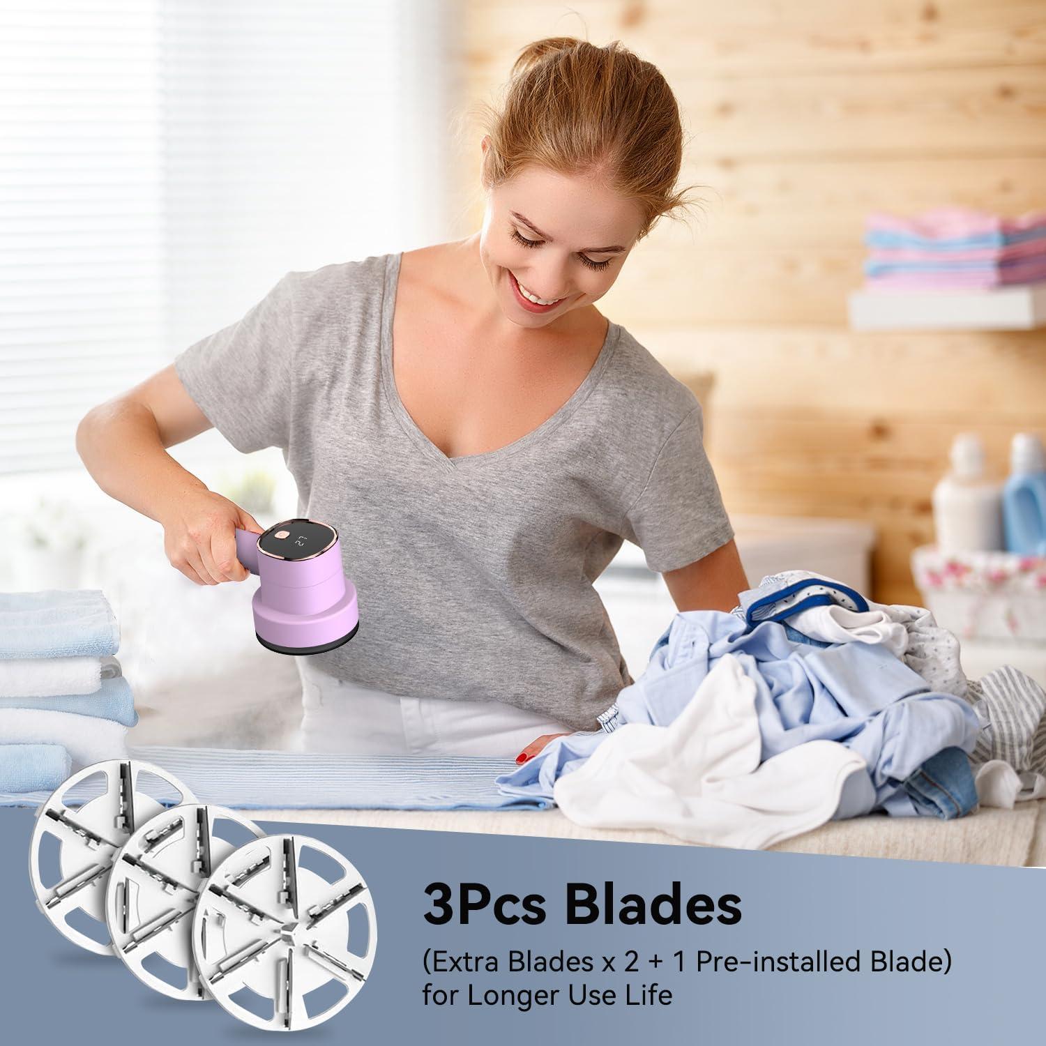 Quitapelusas Eléctrico Smyeviva Rosa 3 Velocidades 6 Cuchillas