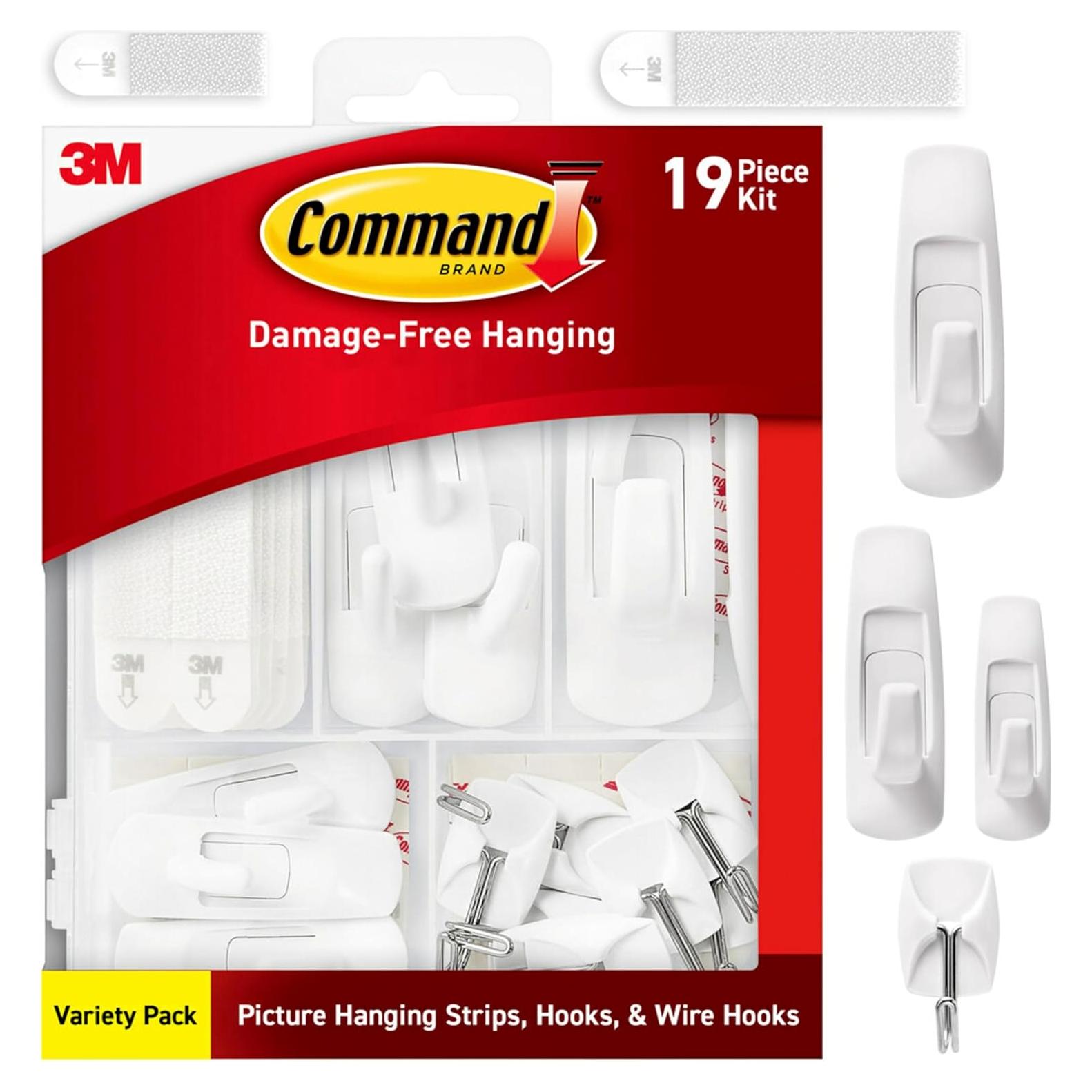 Kit Variado Command 17231-ES - Ganchos y Tiras para Colgar