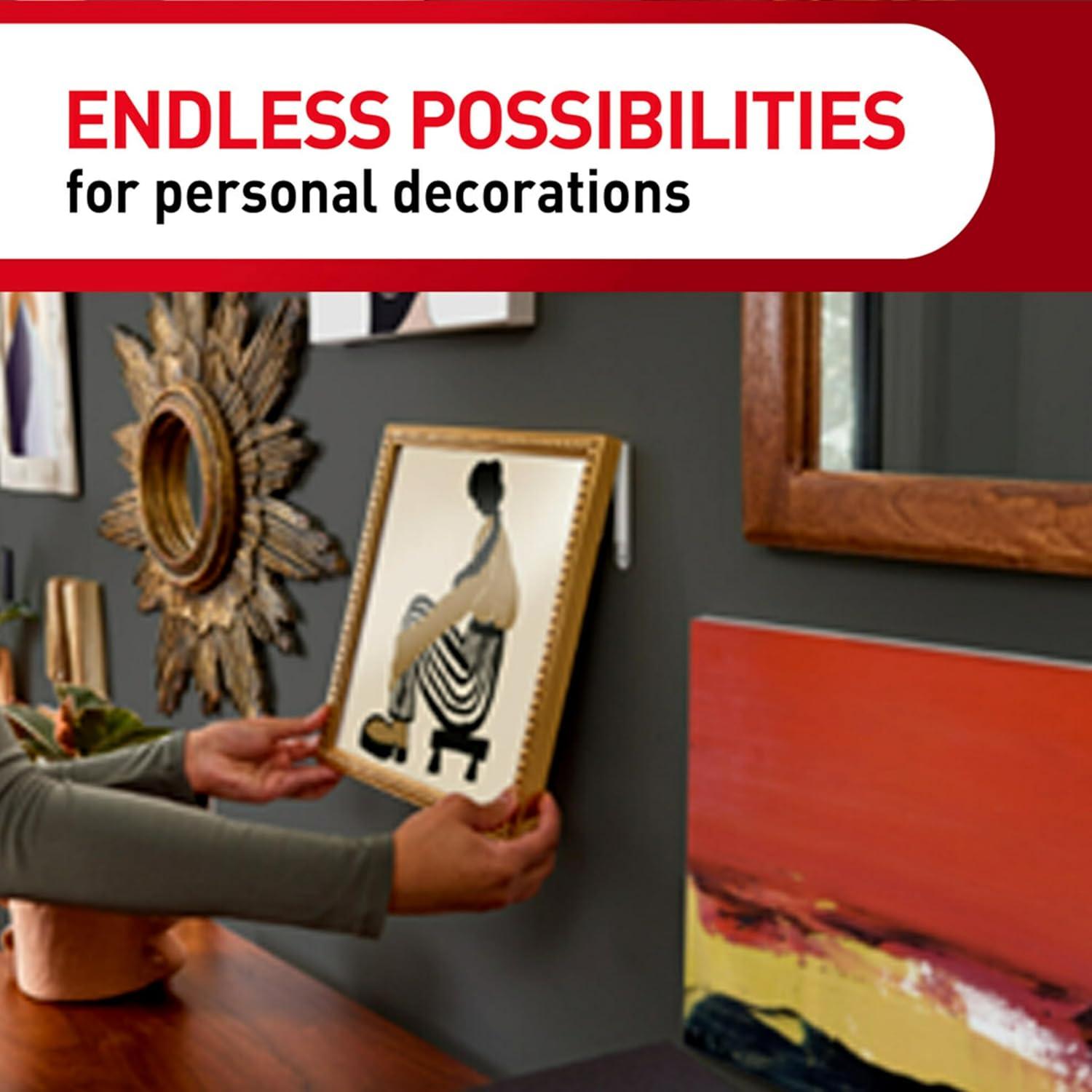 Ganchos Transparentes Command 53 Piezas - Colgado Sin Daños