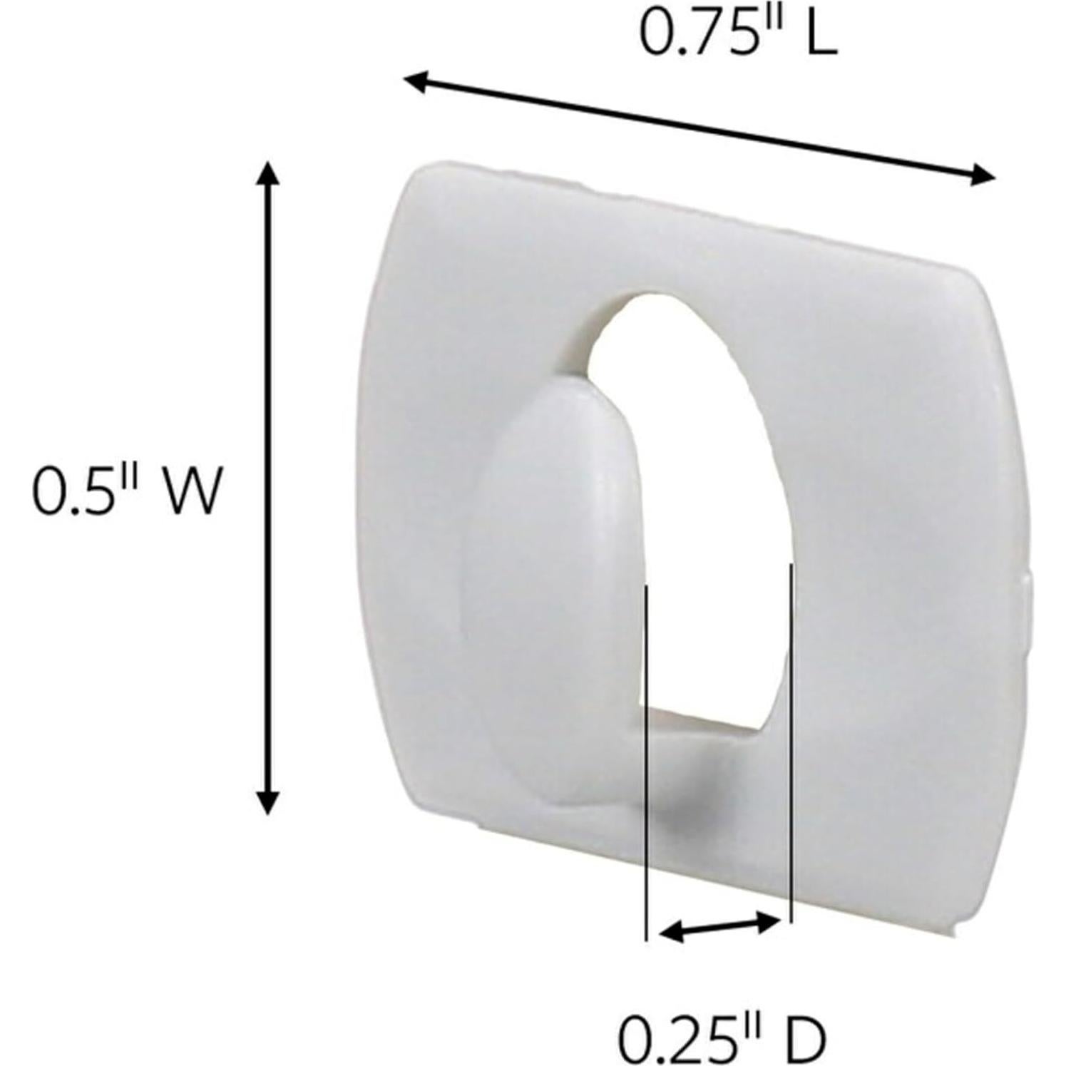 Clips Decorativos Command 40 Unidades con Tiras Adhesivas