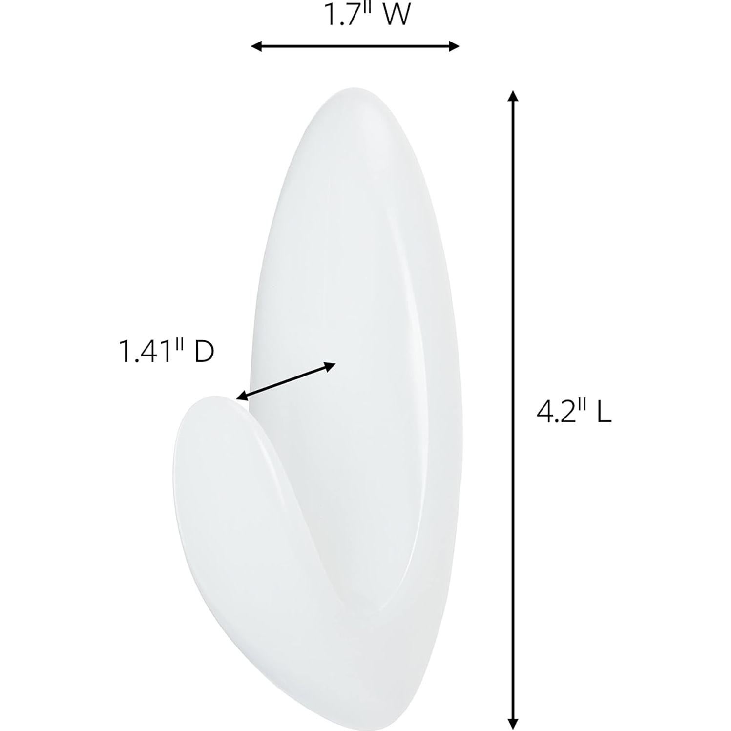 Ganchos Grandes para Toallas Command - 3 Ganchos Esmerilados