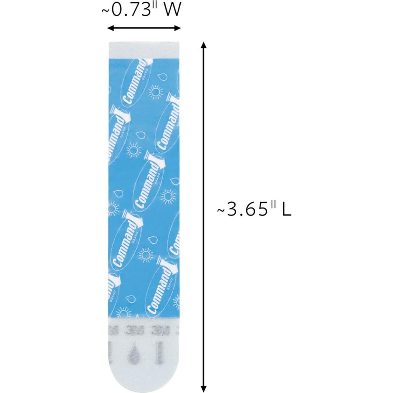 Tiras de Repuesto Command para Baño - 4 Unidades Grande