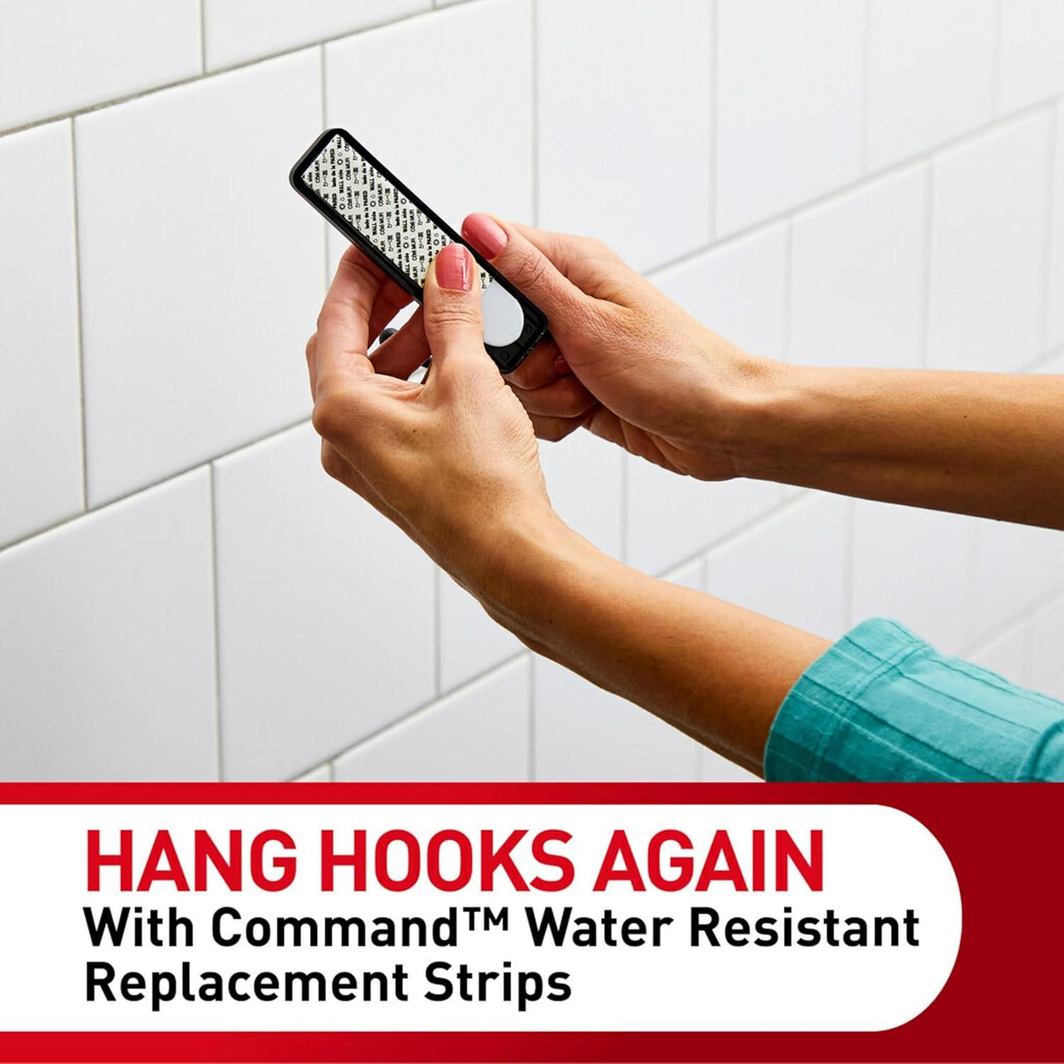 Tiras de Repuesto Command para Baño - 4 Unidades Grande