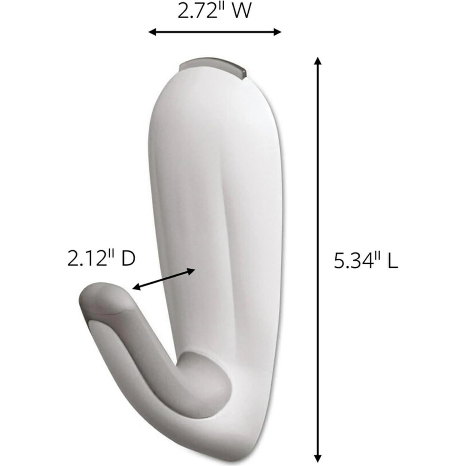 Gancho de Baño Command Jumbo Blanco con 2 Tiras Adhesivas