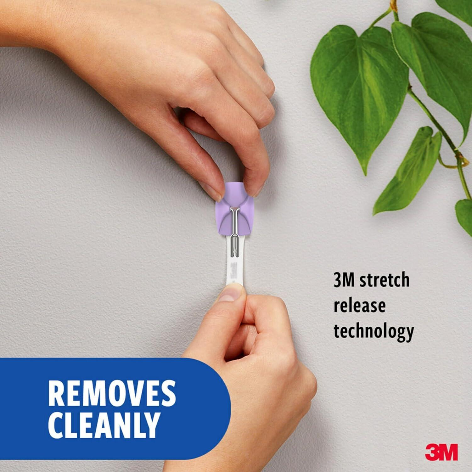 Ganchos Mixtos Command Lavanda 9 Piezas Sin Daños