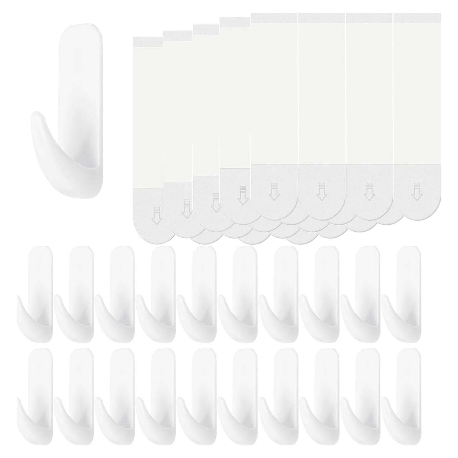 Ganchos de Pared Adhesivos Sinfuo 20 Ganchos Alta Resistencia