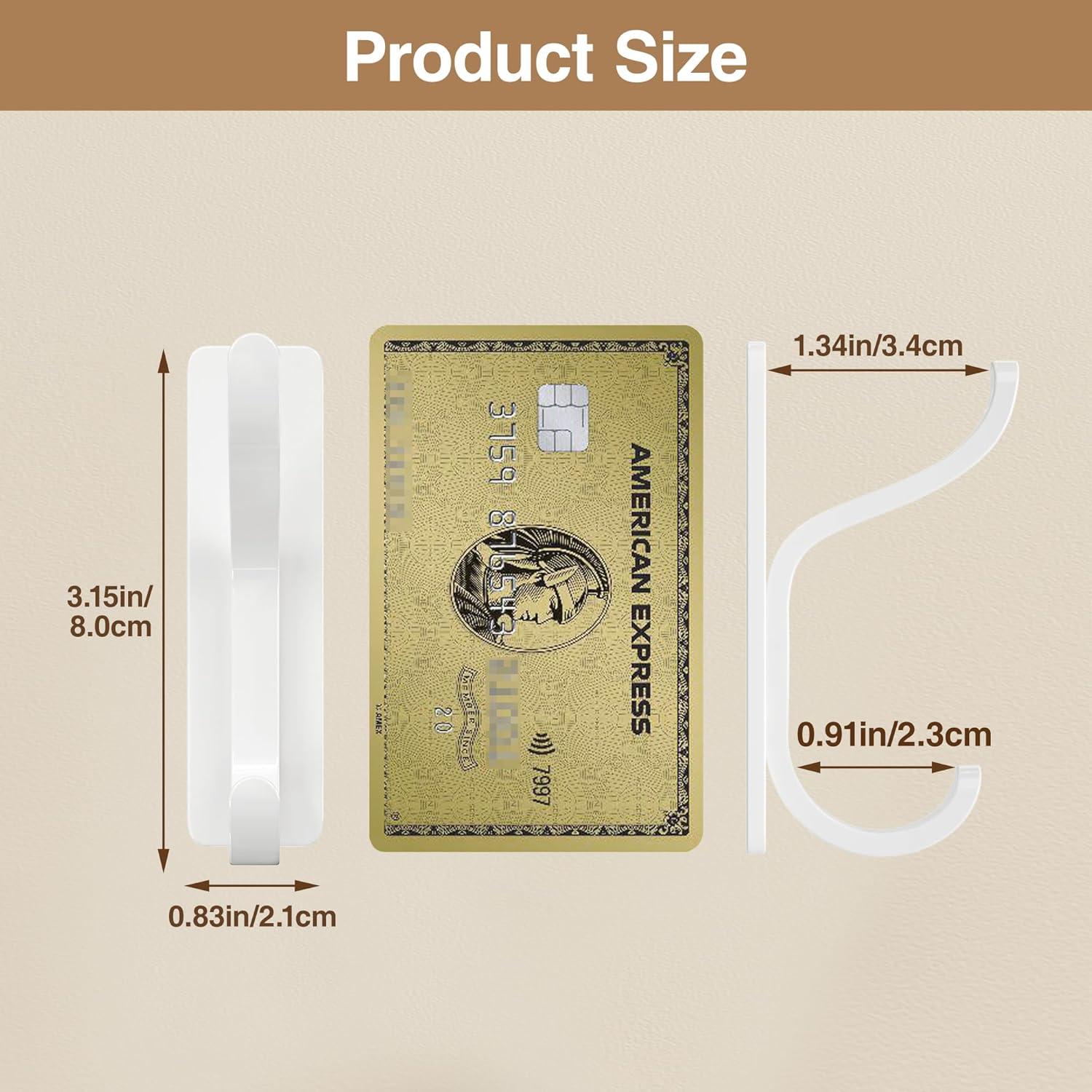 Ganchos Adhesivos Inoxidable Pickpiff - 5.9 kg - 4 Paquete