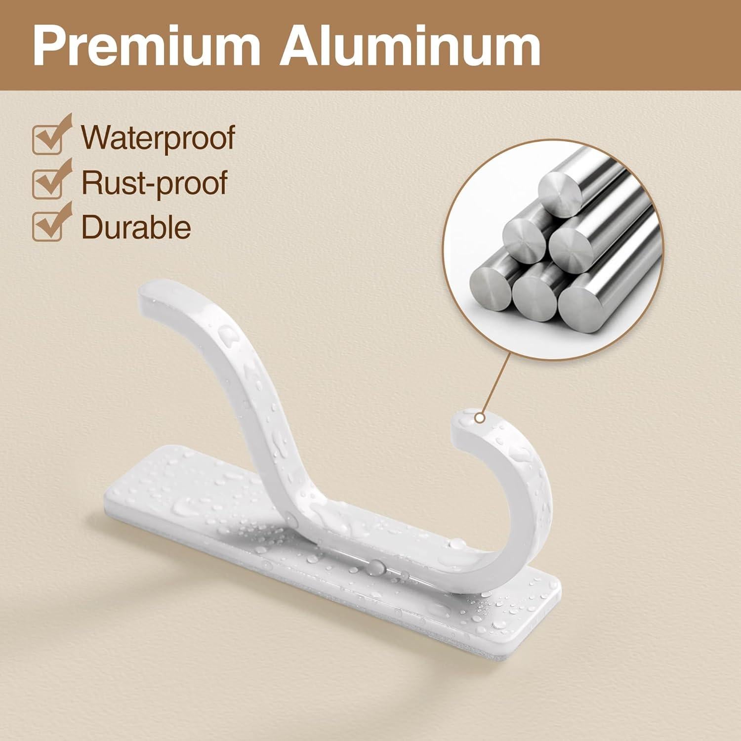 Ganchos Adhesivos Inoxidable Pickpiff - 5.9 kg - 4 Paquete