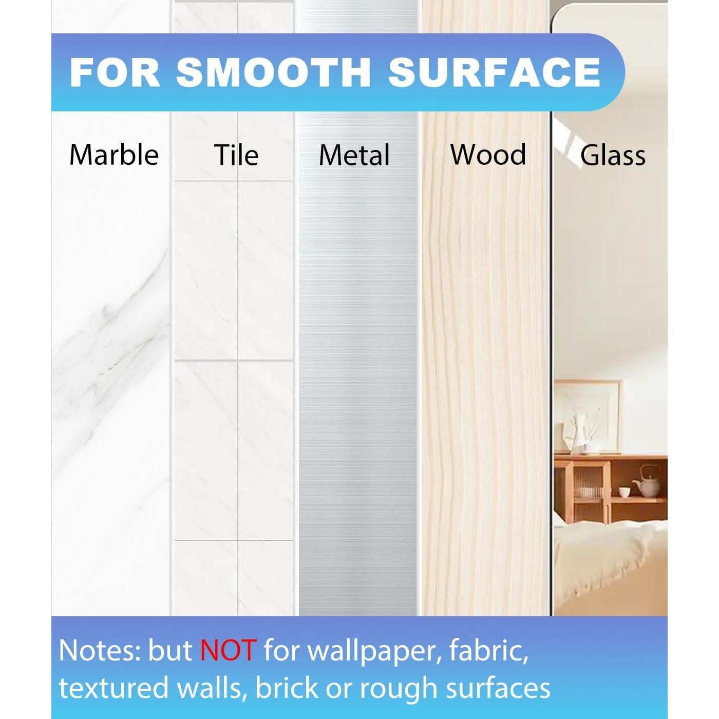 Ganchos Adhesivos para Toallas Hoousuper XL 5 Pcs Acero Inoxidable