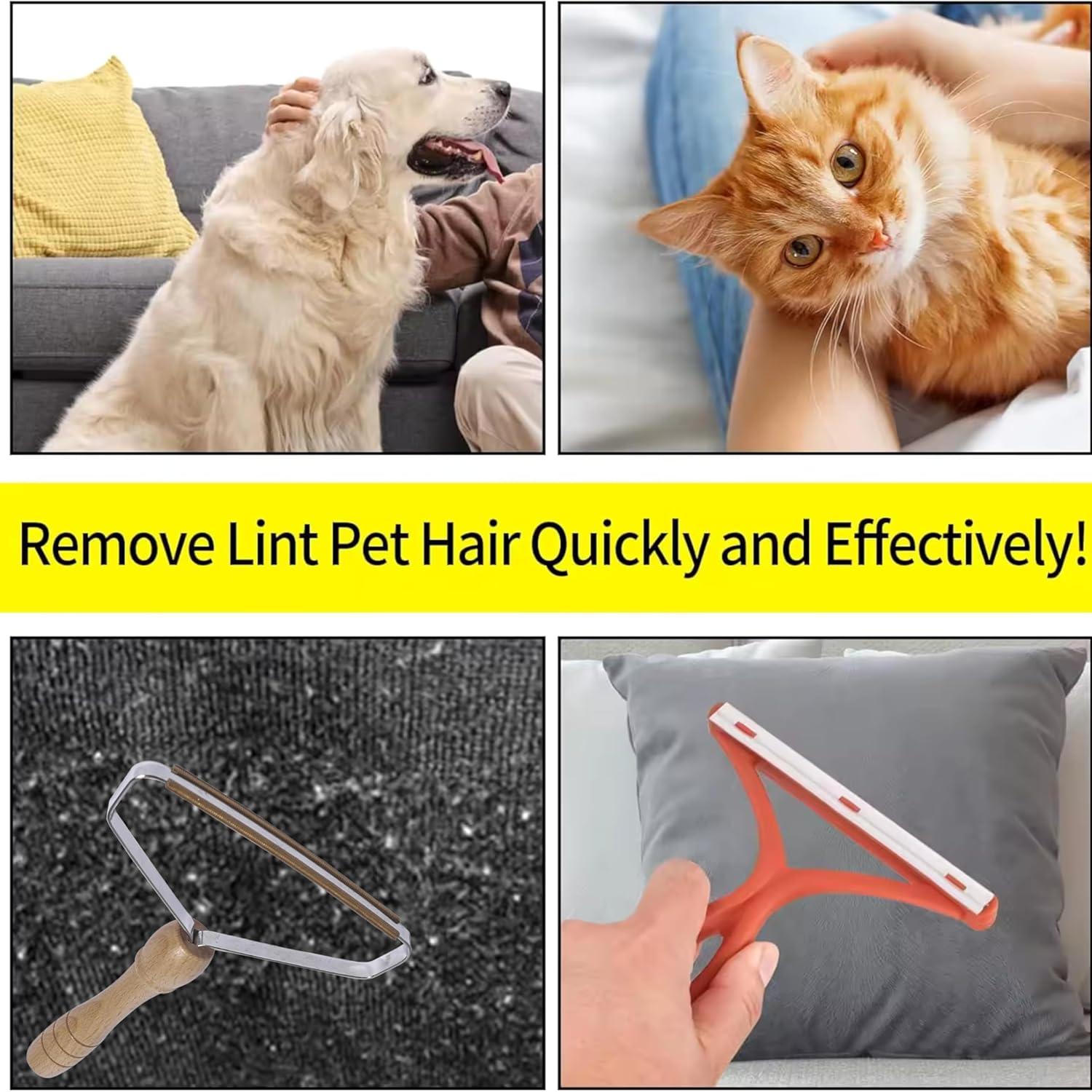 Removedor de Pelo de Mascotas ZENEVA - Set 2 Piezas Manual