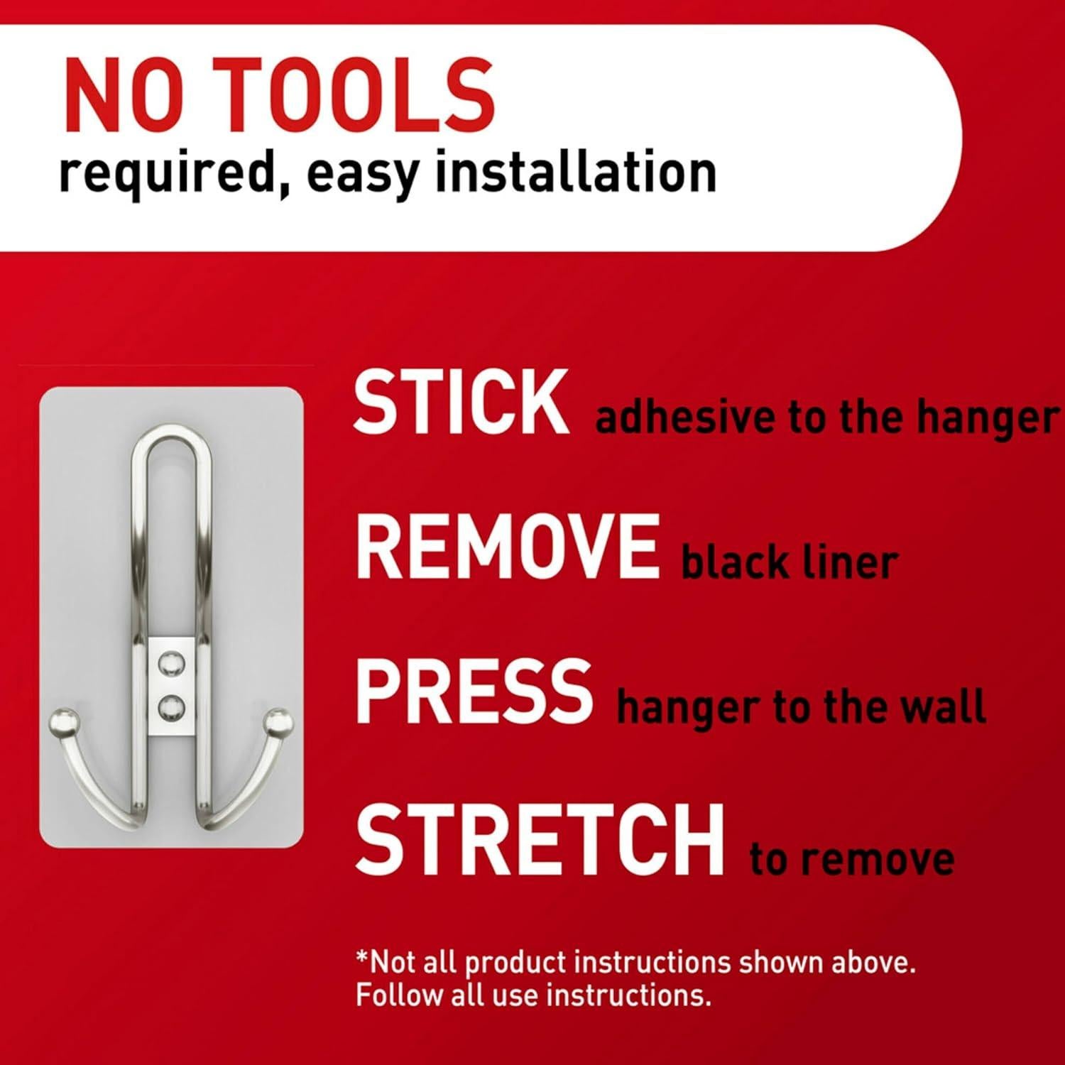 Gancho Triple Satinado Nickel Command 4.54 kg - 1 Gancho