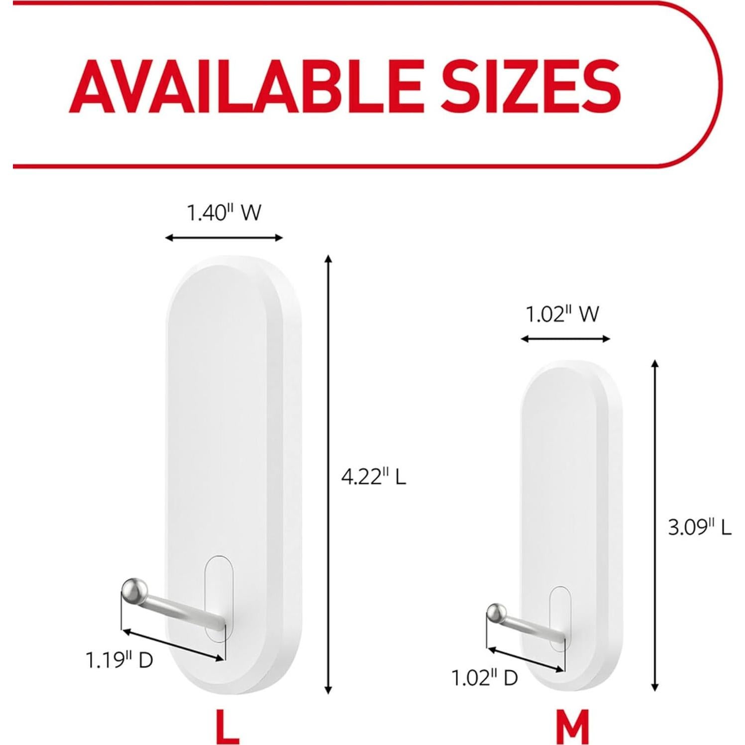Ganchos de Alambre Command 3 Ganchos Blancos para Pared