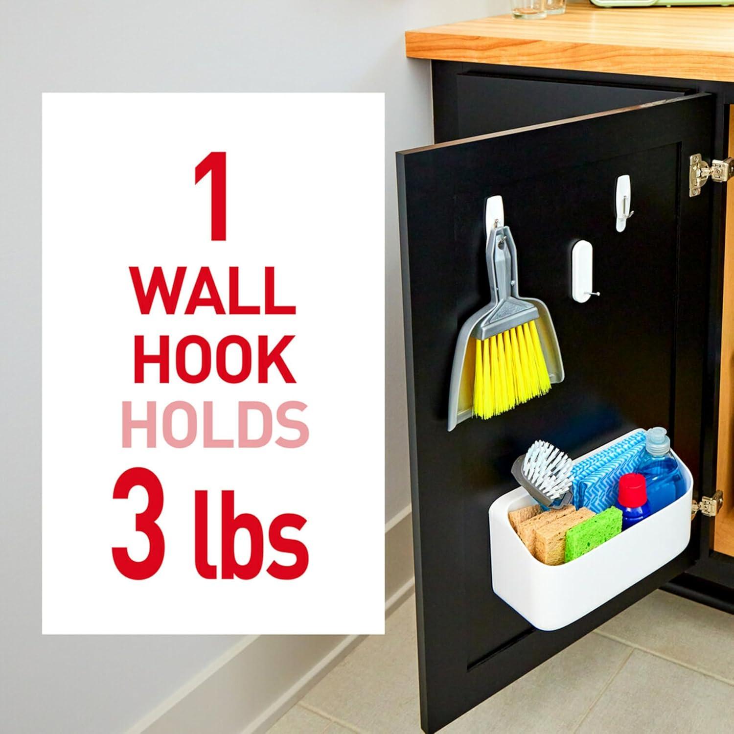 Ganchos de Alambre Command 3 Ganchos Blancos para Pared