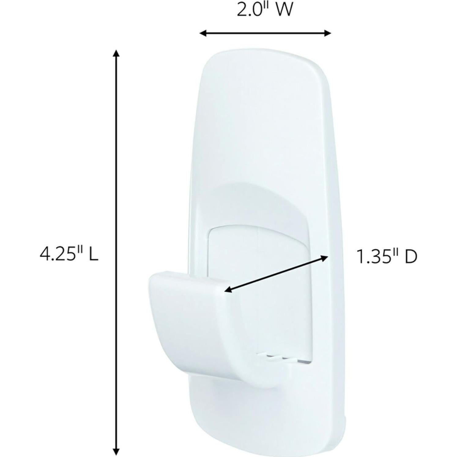 Gancho Jumbo Adhesivo Command Blanco - Soporta 3.4 kg
