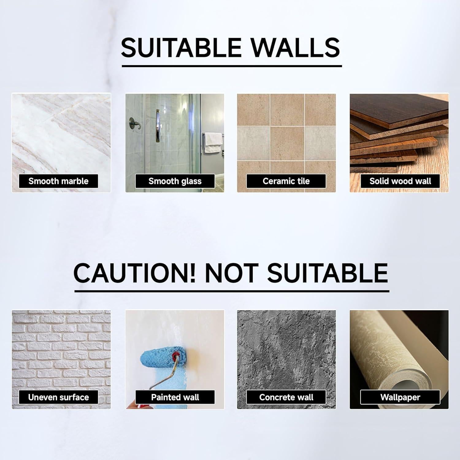 Ganchos Adhesivos DELITON 6 Pack Acero Inoxidable Negro 6.8 kg