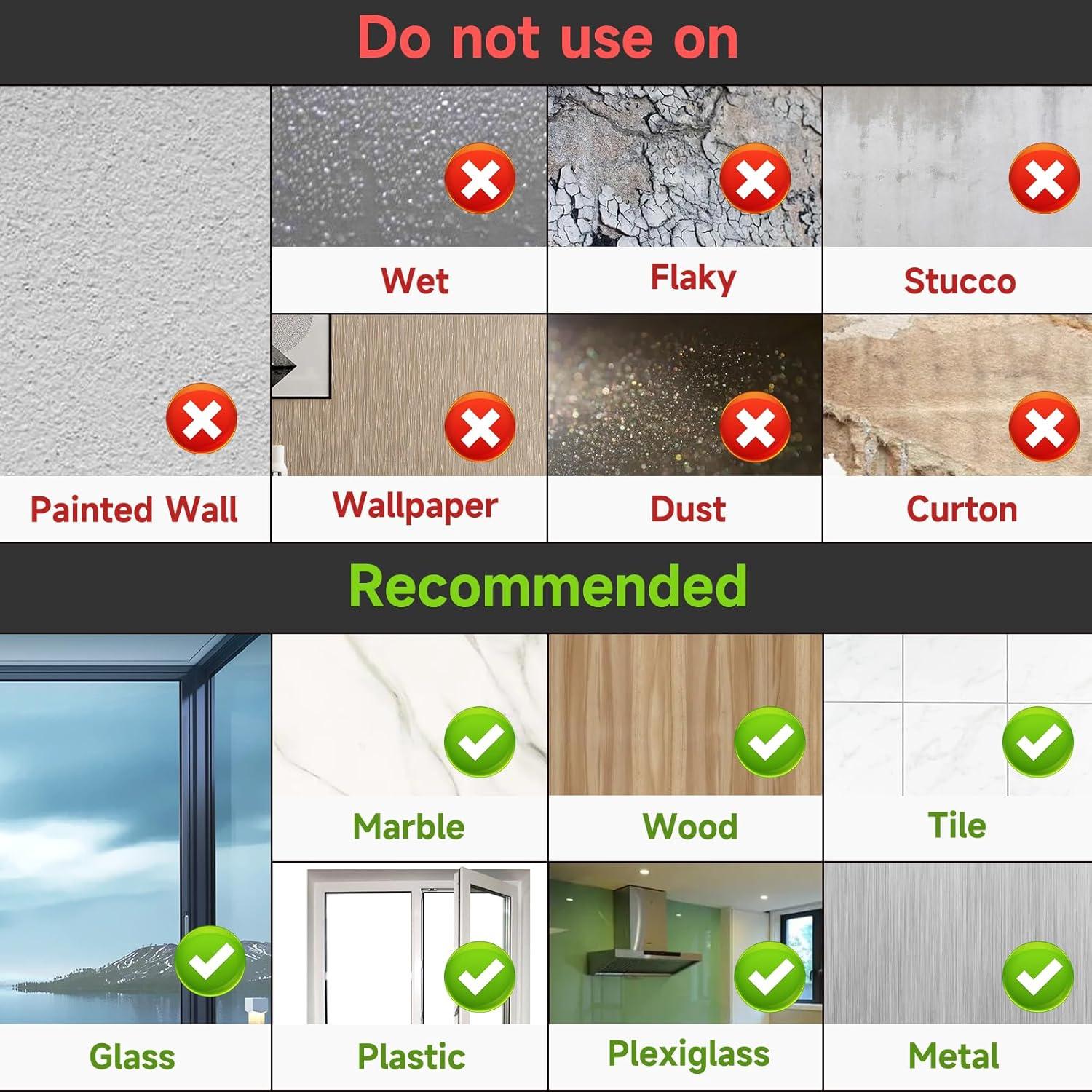 20 Ganchos Adhesivos Grandes Strjobaili Carga Pesada 20 kg