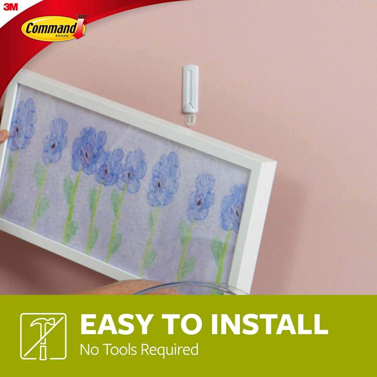 Ganchos de Respaldo de Alambre Command 3M - Soporta 1.36 kg