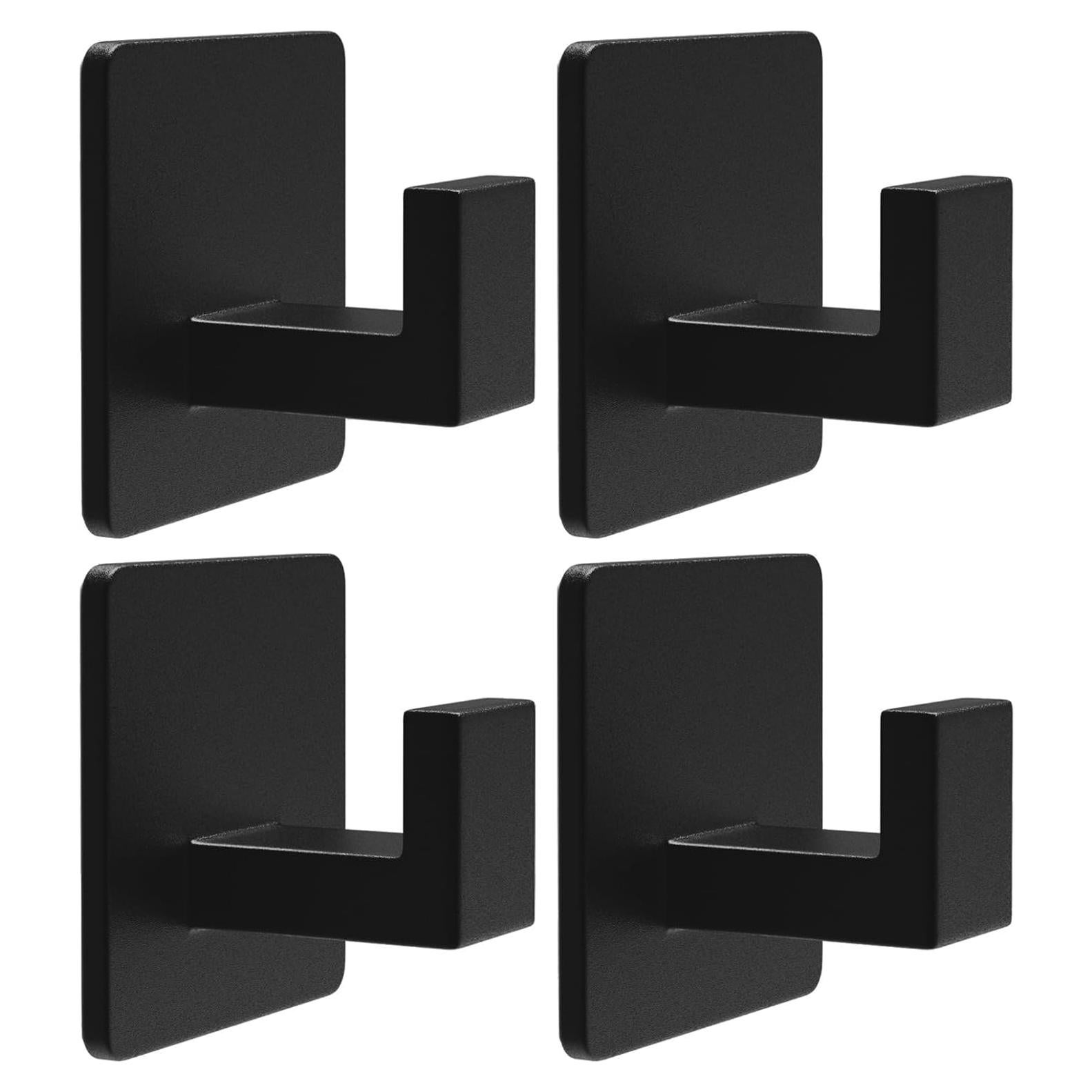 Ganchos Adhesivos VAEHOLD 4 Pack Alta Resistencia Negro