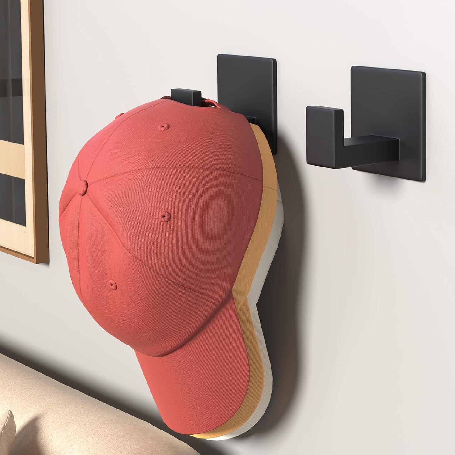 Ganchos Adhesivos VAEHOLD 4 Pack Alta Resistencia Negro