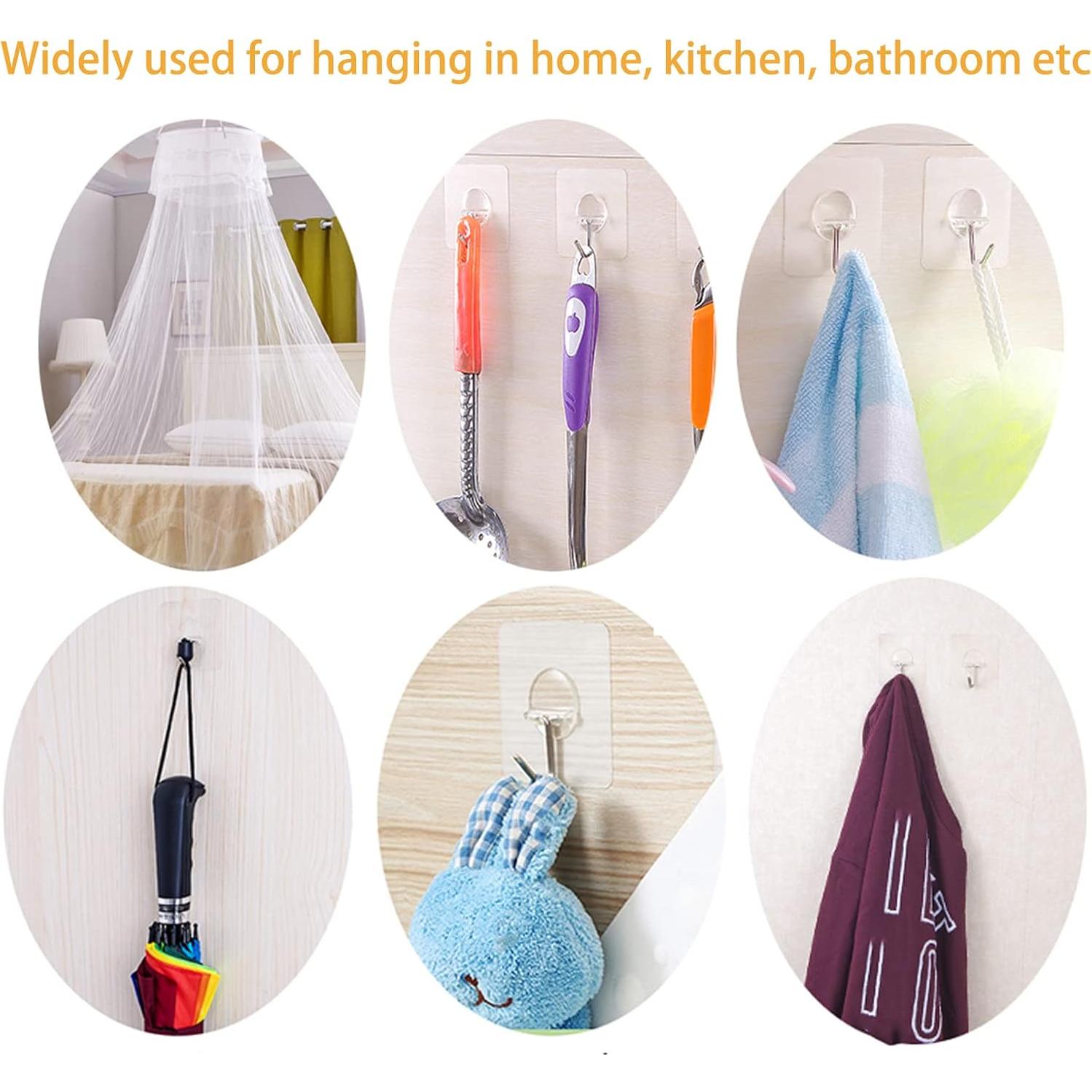 Ganchos Adhesivos Reutilizables COLOGO 100 Piezas 10.9kg